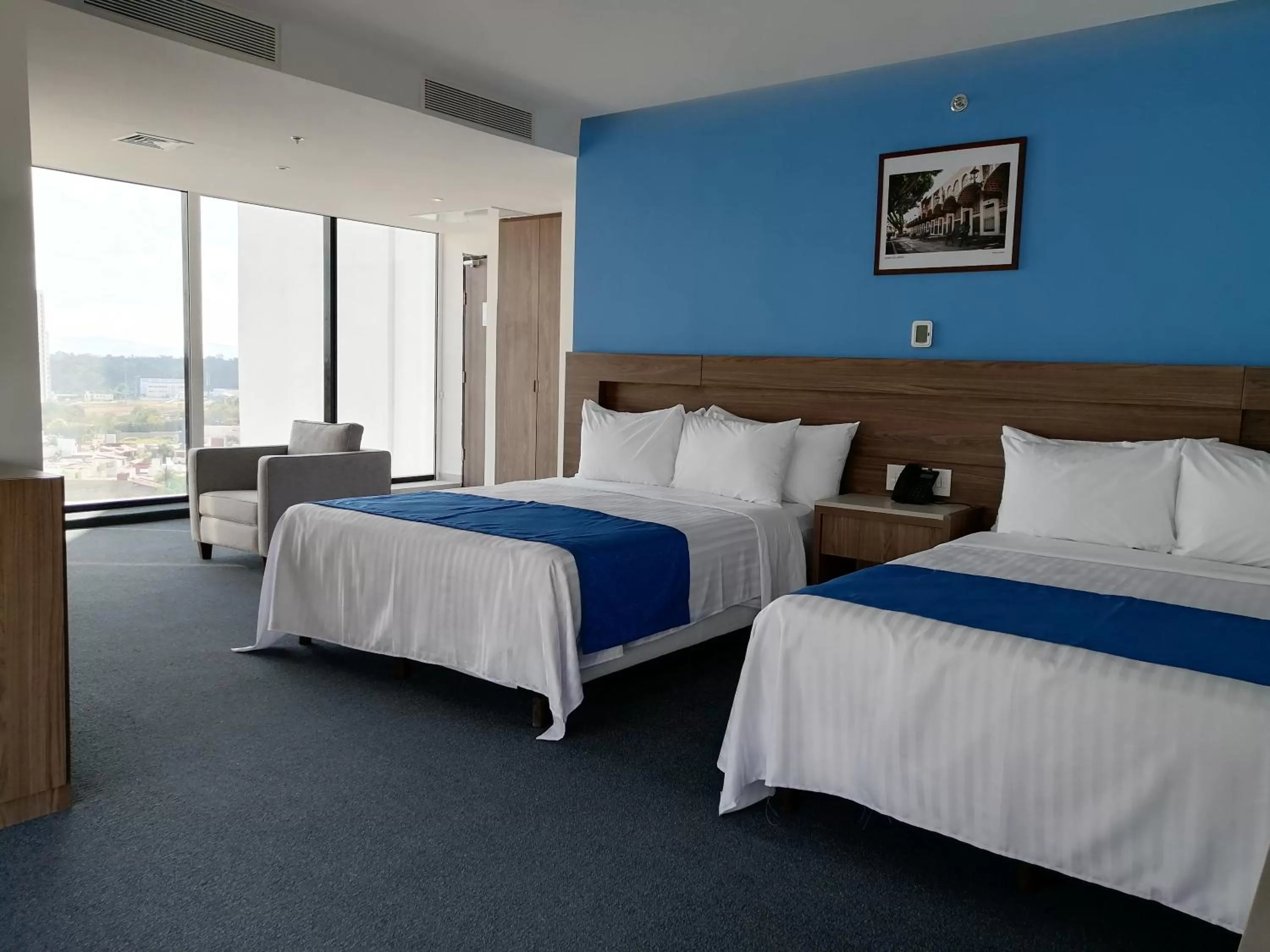 Bed in Wyndham Puebla Angelopolis