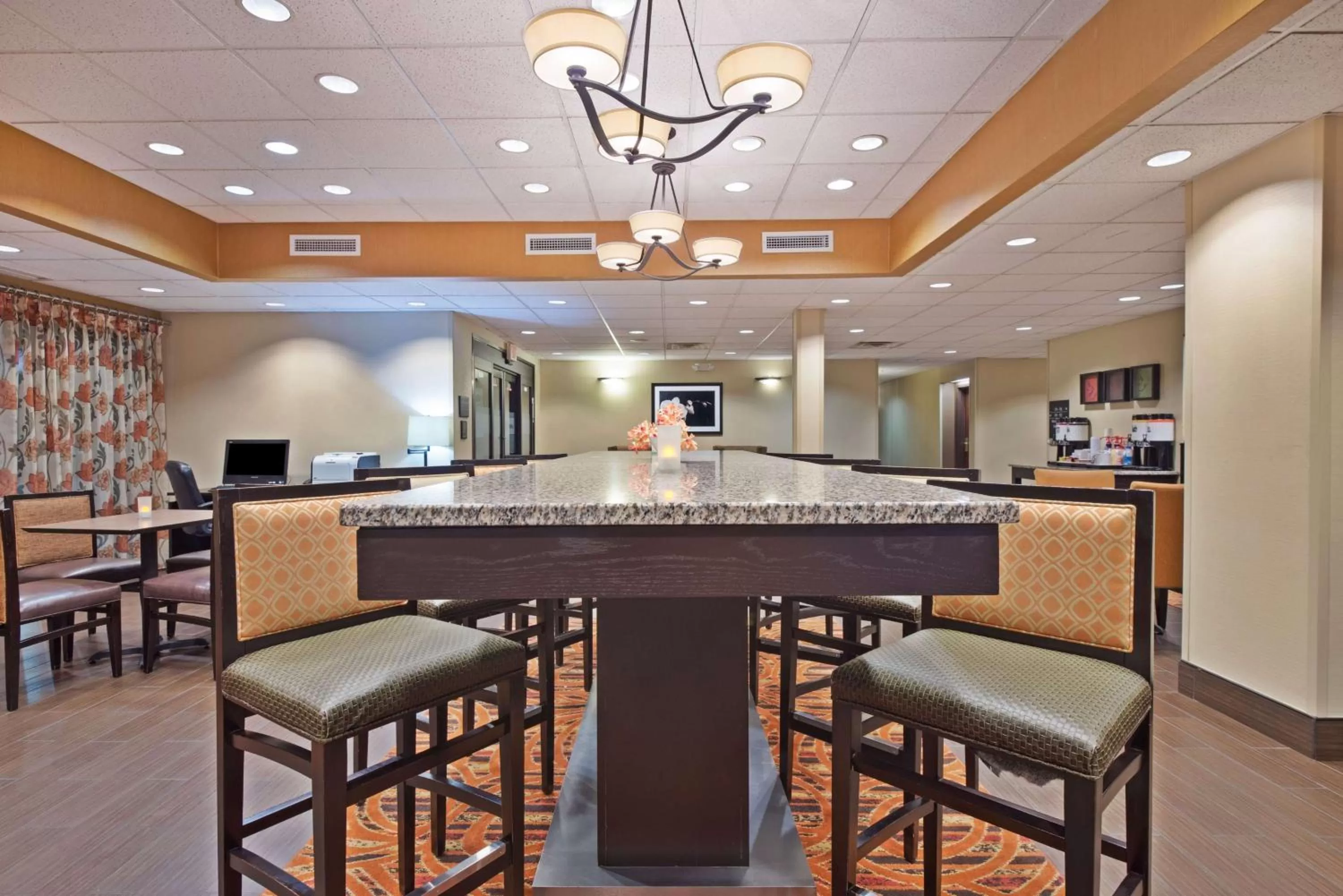 Lobby or reception in Hampton Inn Winfield Teays Valley