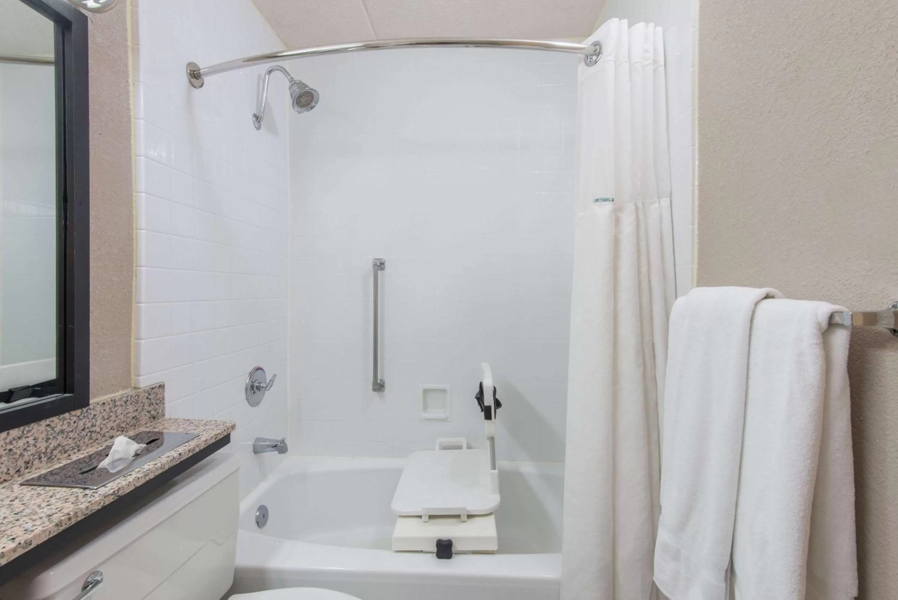 Bathroom in Ramada by Wyndham Cumberland Downtown