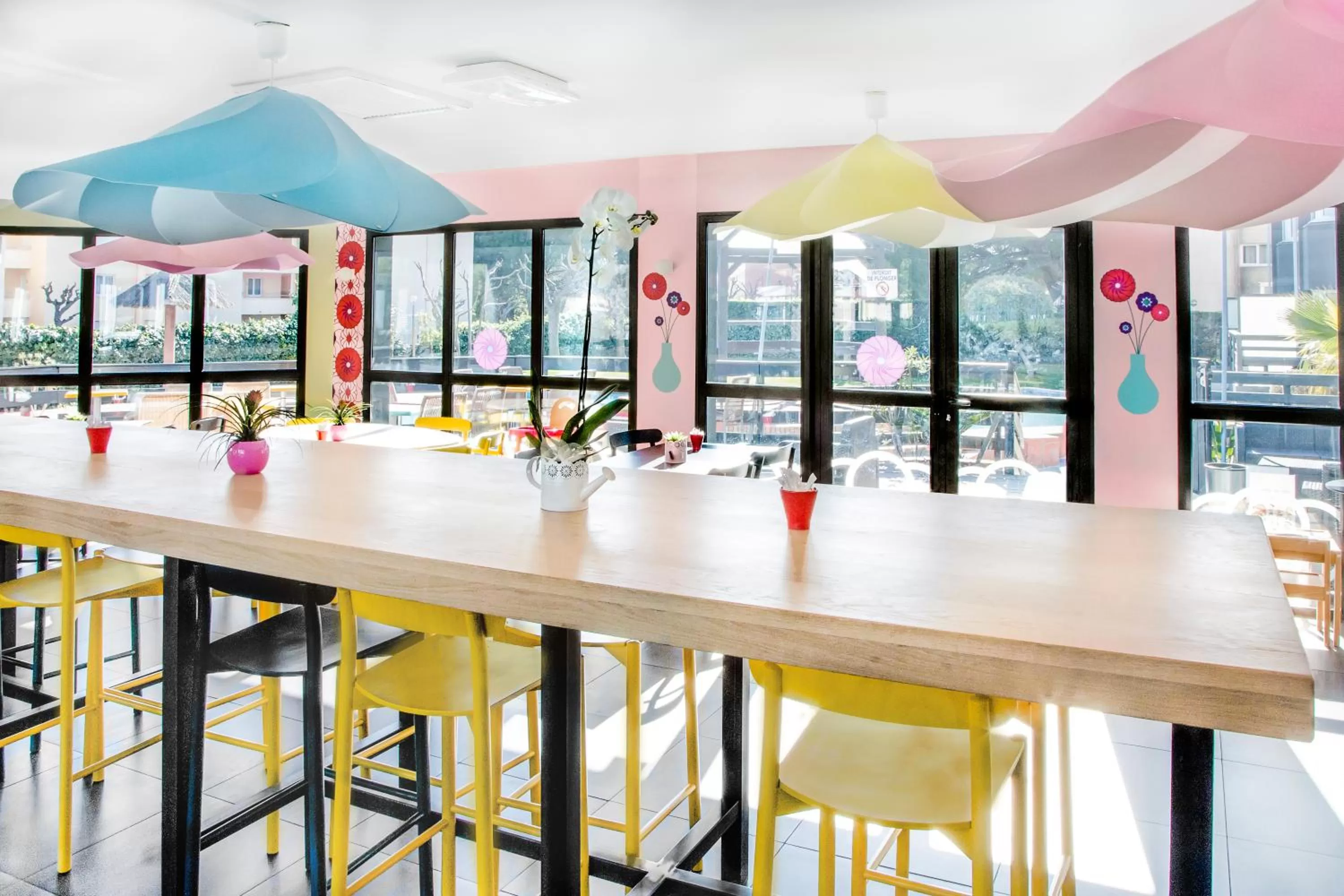 Decorative detail in ibis Styles Perpignan Canet En Roussillon