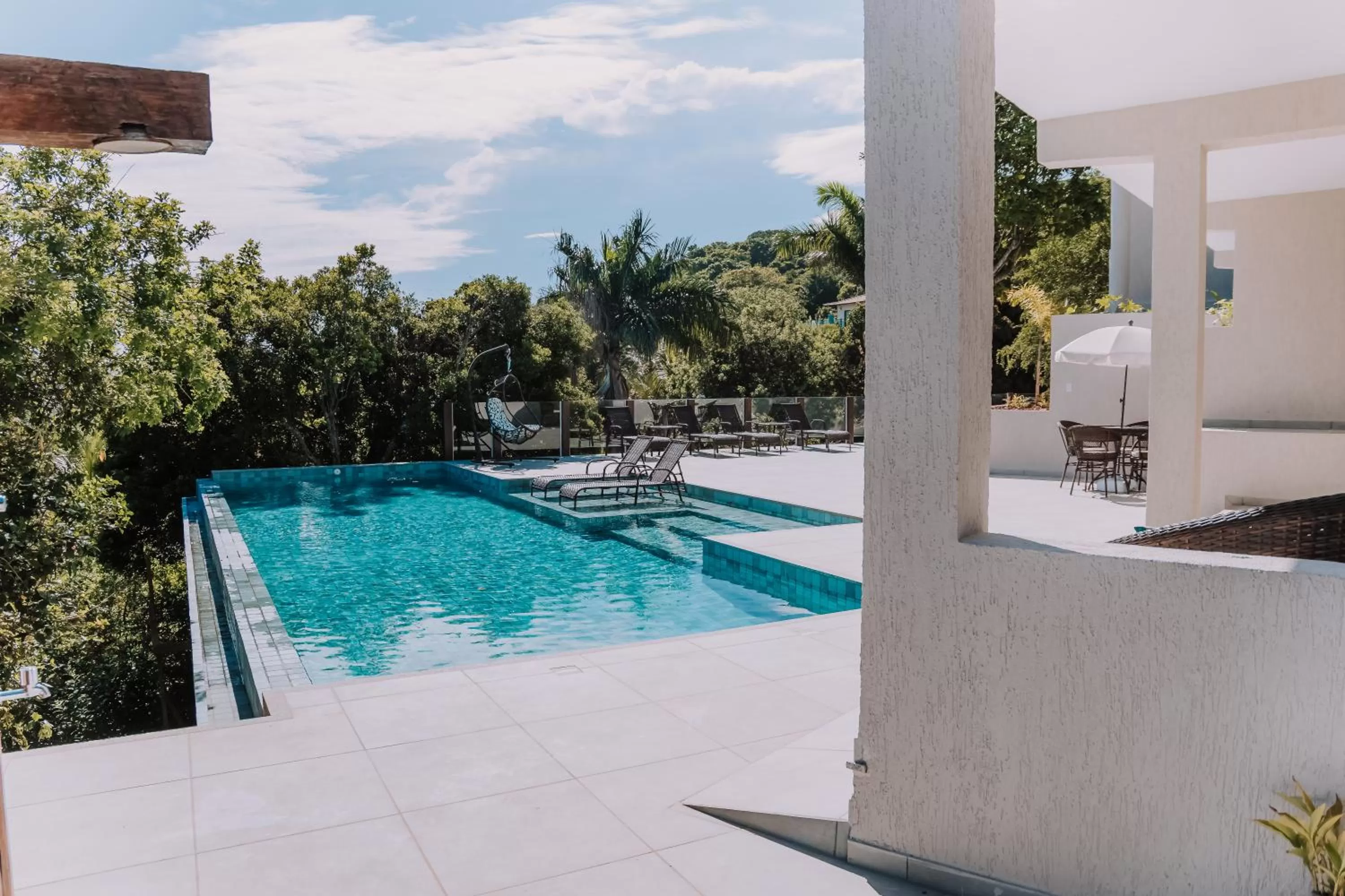 Swimming pool in Pousada Peninsula de Buzios
