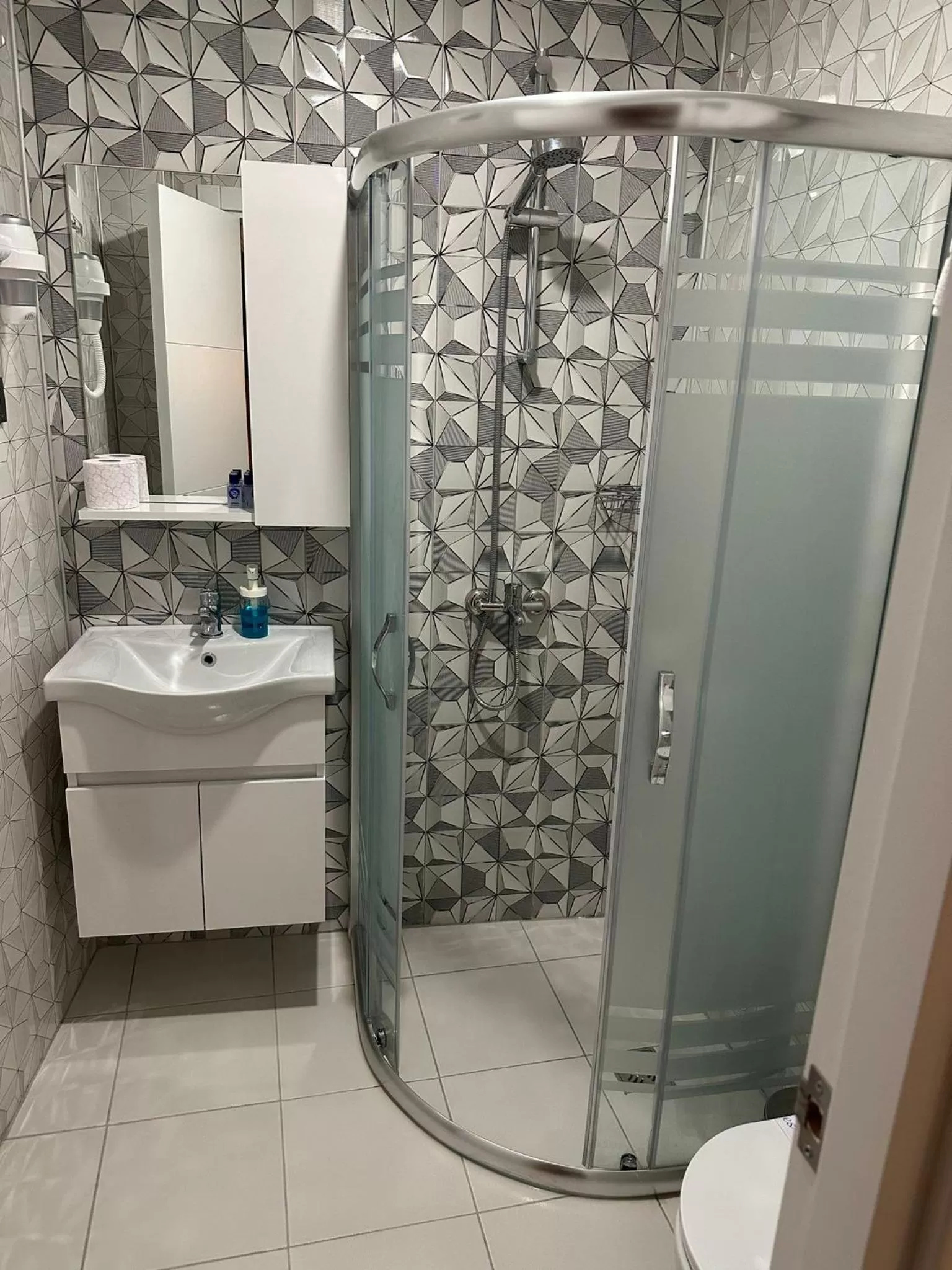 Shower in Aura Boutique Hotel