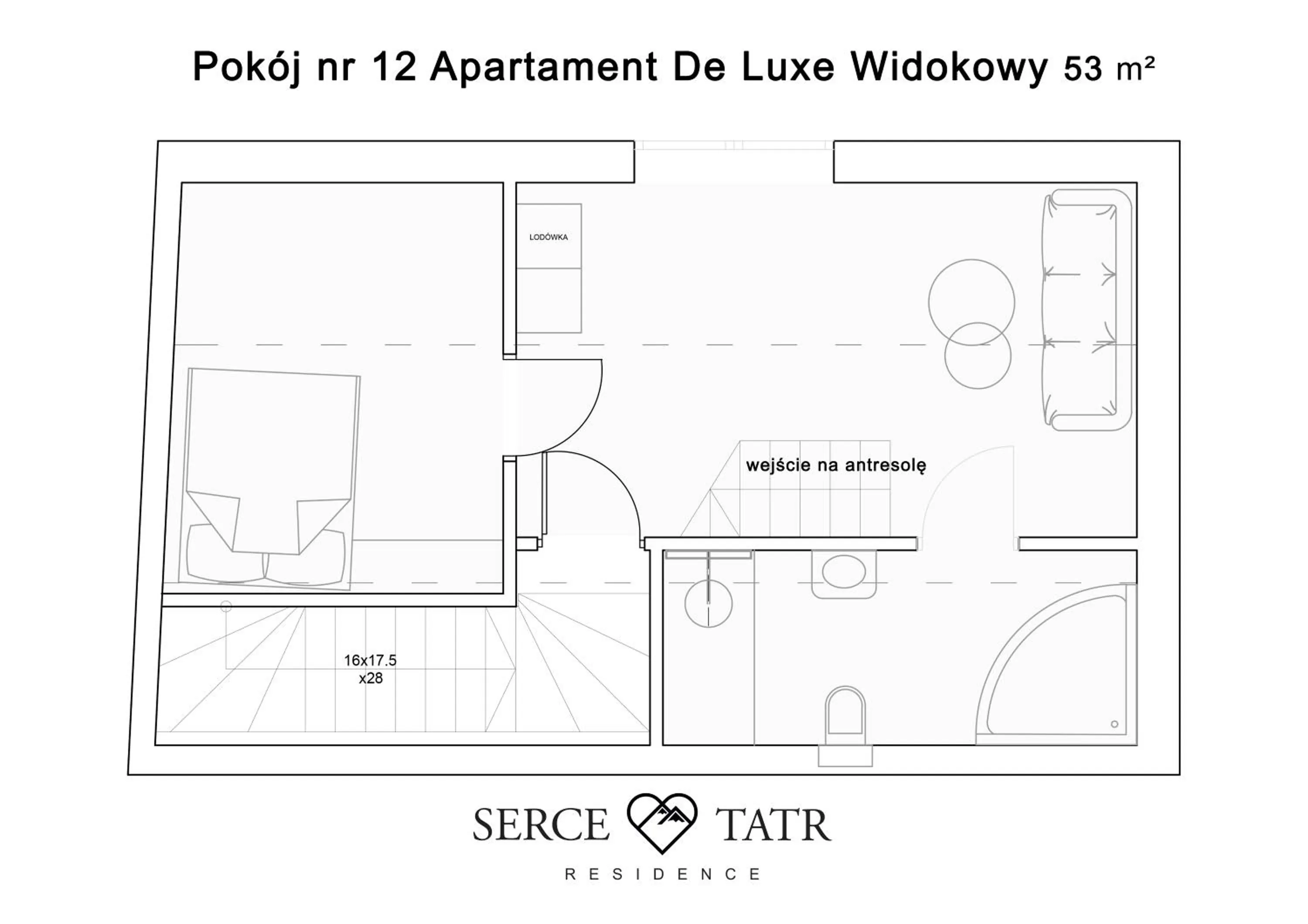 Floor Plan in Serce Tatr Residence Zakopane - blisko Krupówek