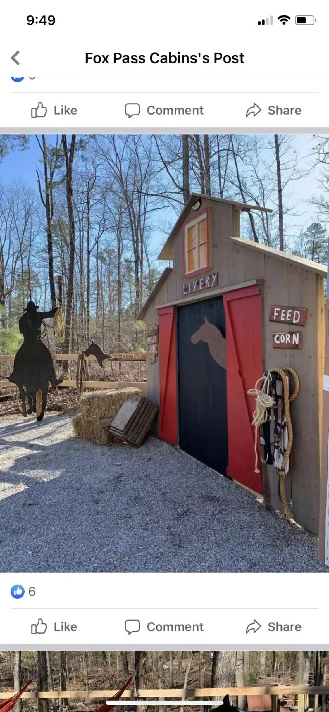 Children play ground in Fox Pass Cabins