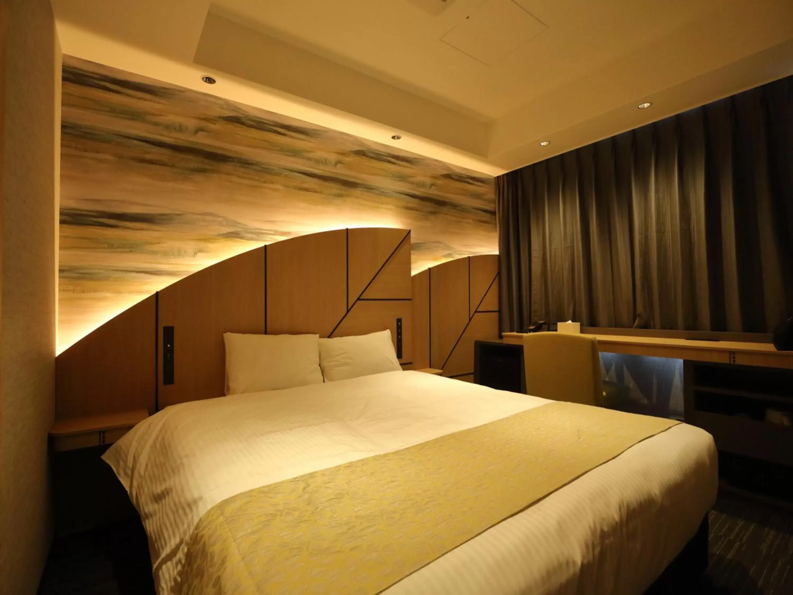 Photo of the whole room, Bed in Hotel Torifito Hakata Gion