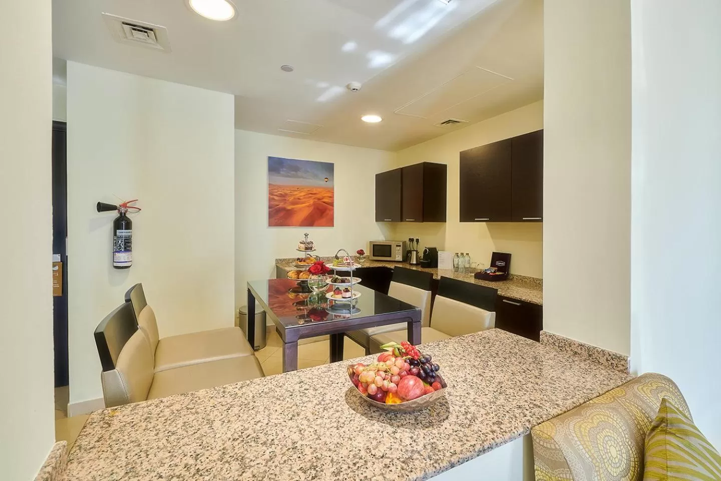 Seating area in Bahi Ajman Palace Hotel