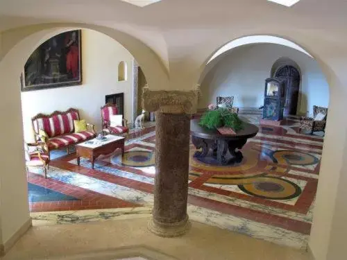 Living room in Grand Hotel Dei Castelli