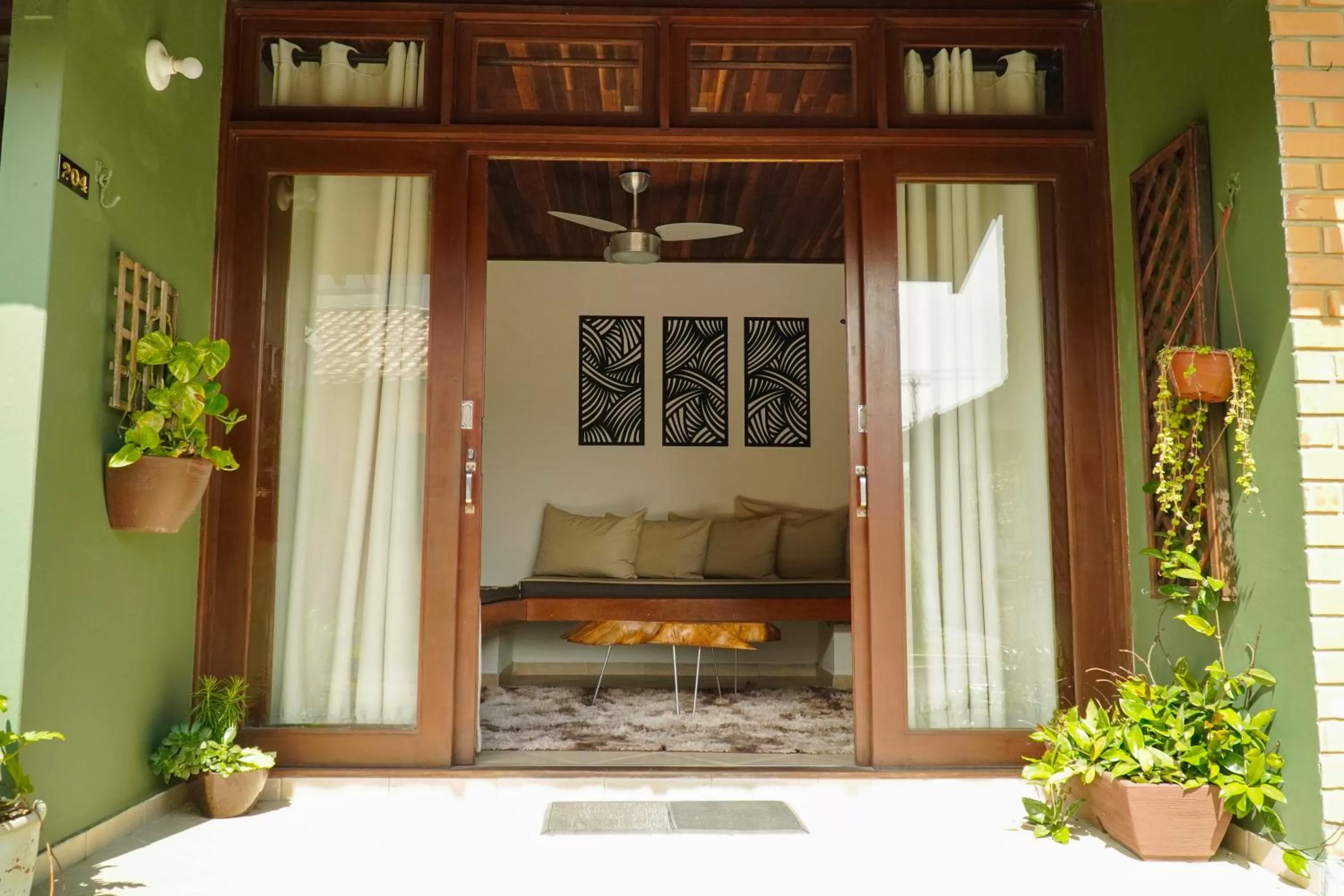 Patio in Pousada Dunasol Floripa