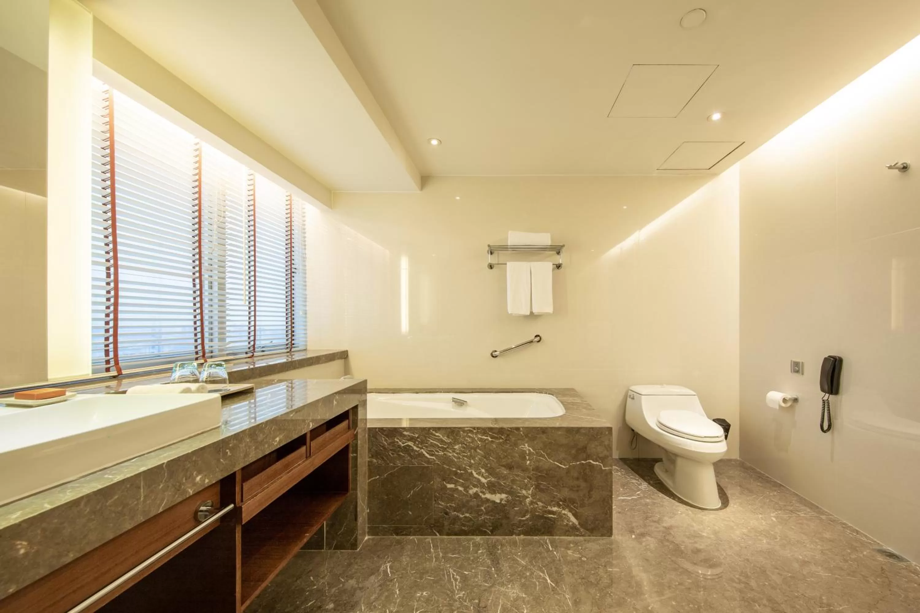 Bathroom in Crowne Plaza Guangzhou City Centre by IHG