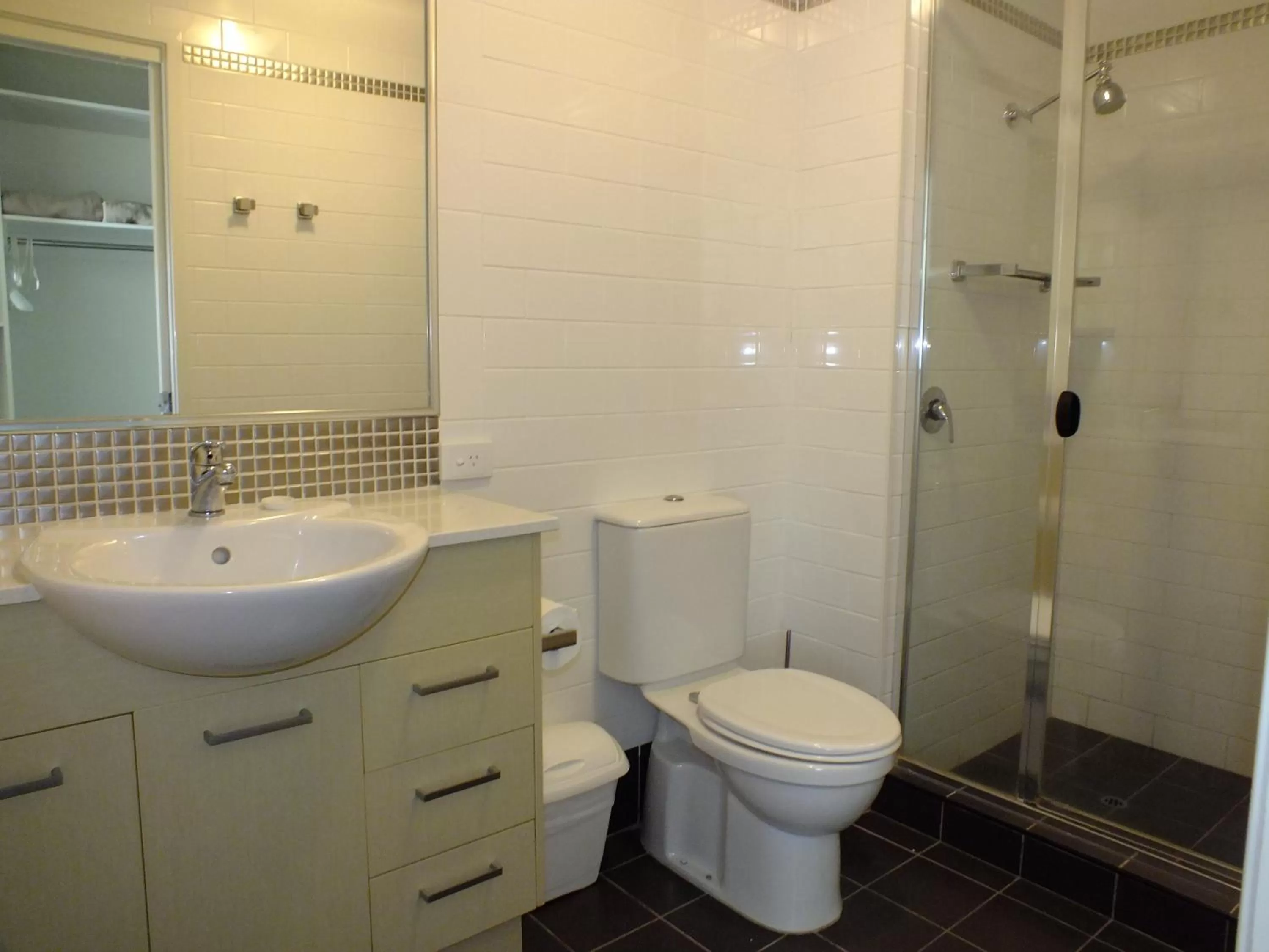 Bathroom in Pacific Marina Apartments