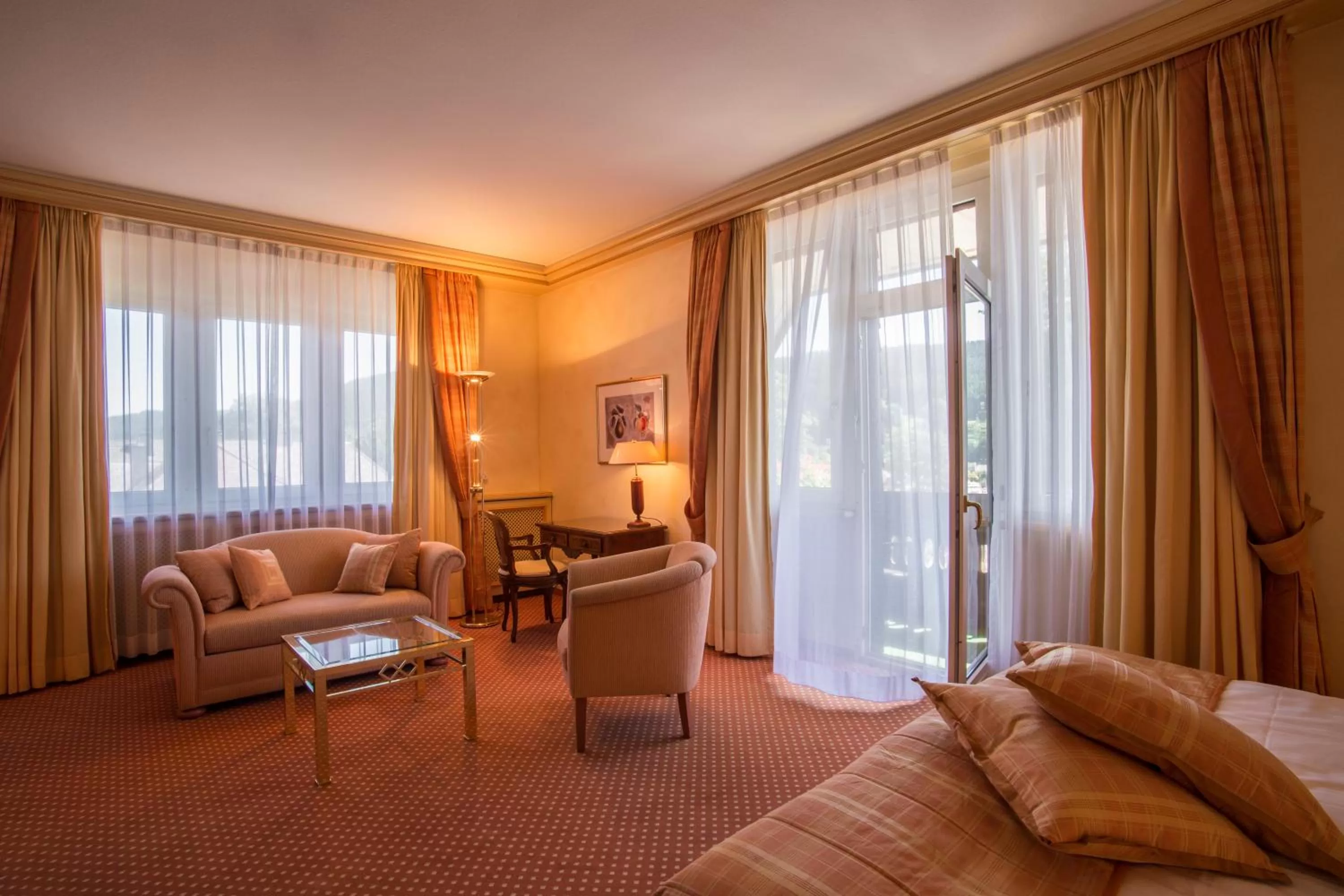 Photo of the whole room, Bed in Treschers Schwarzwald Hotel