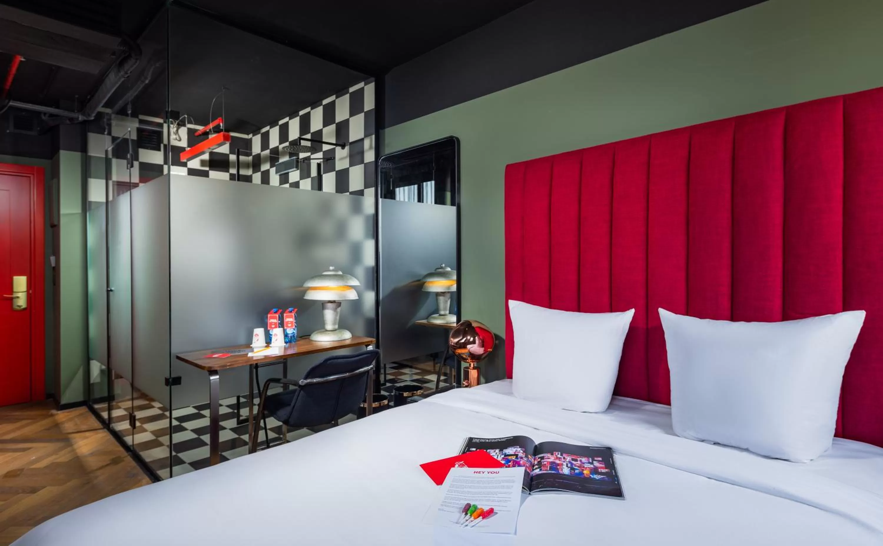 Bed in Dave Downtown, a member of Brown Hotels