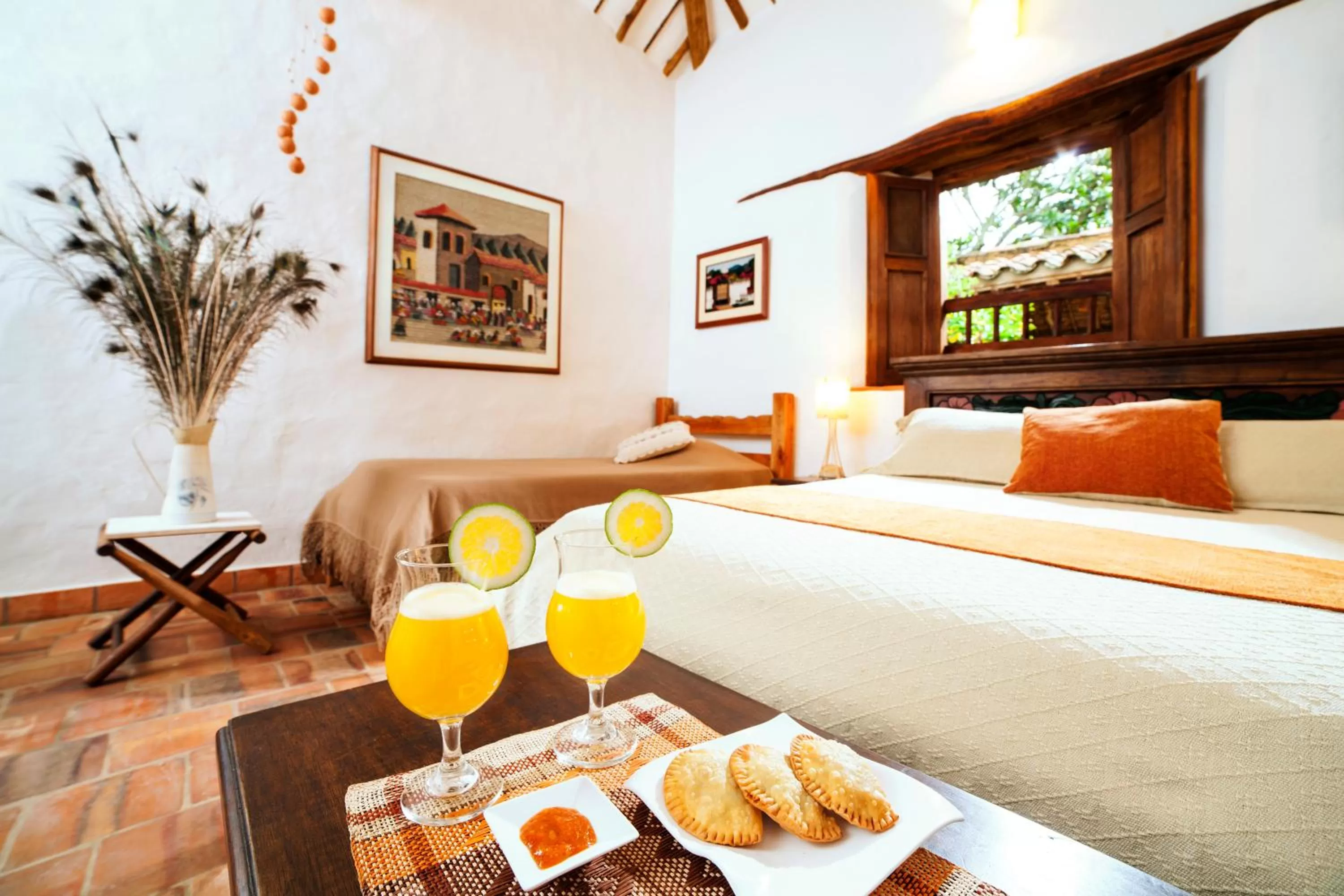 Bedroom in Hotel Finca Buenos Aires Barichara