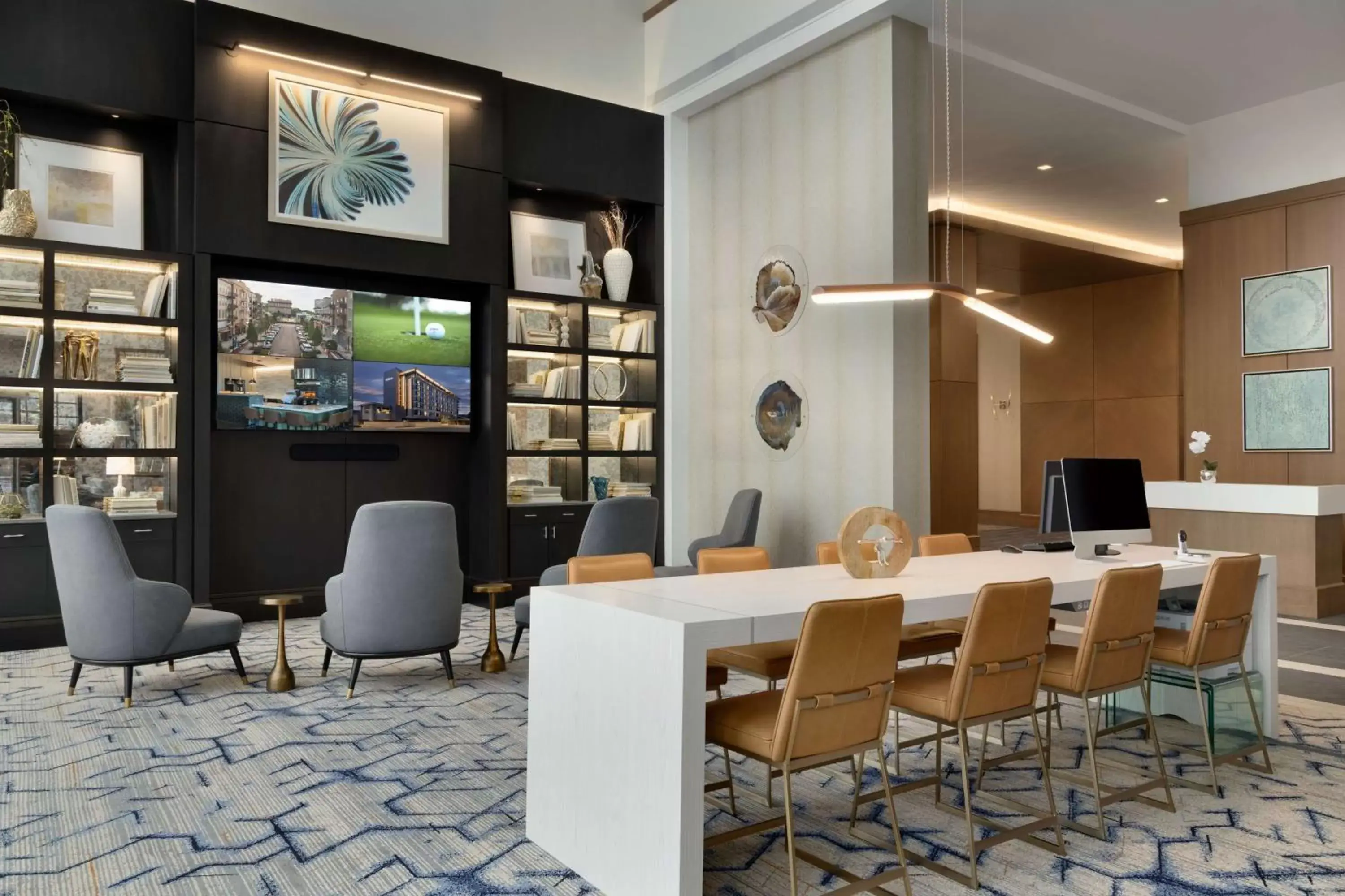 Lobby or reception in Hilton Alpharetta Atlanta Lobby or reception in Hilton Alpharetta Atlanta