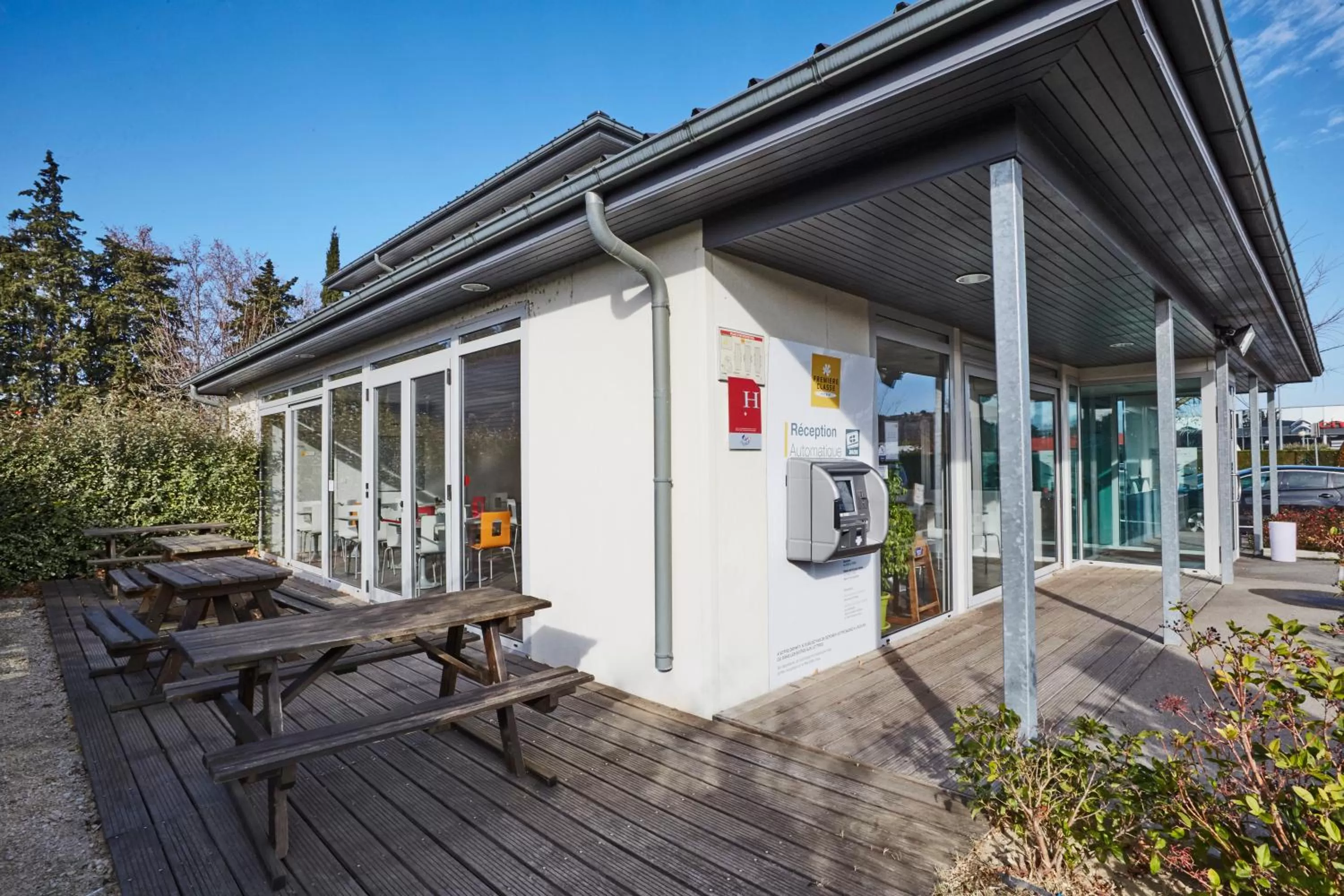 Balcony/Terrace in Premiere Classe Avignon Parc Des Expositions