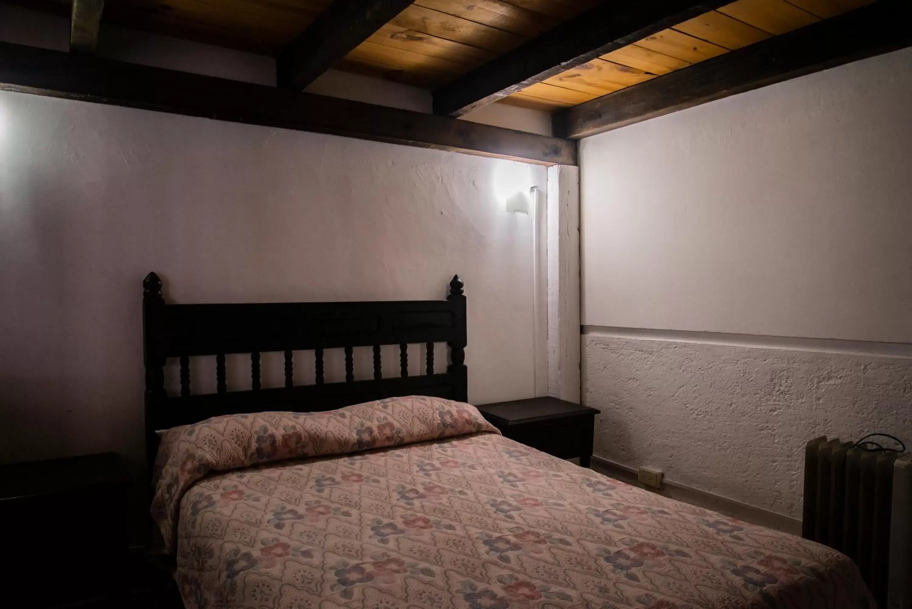 Bed in Hotel Hacienda de Cobos