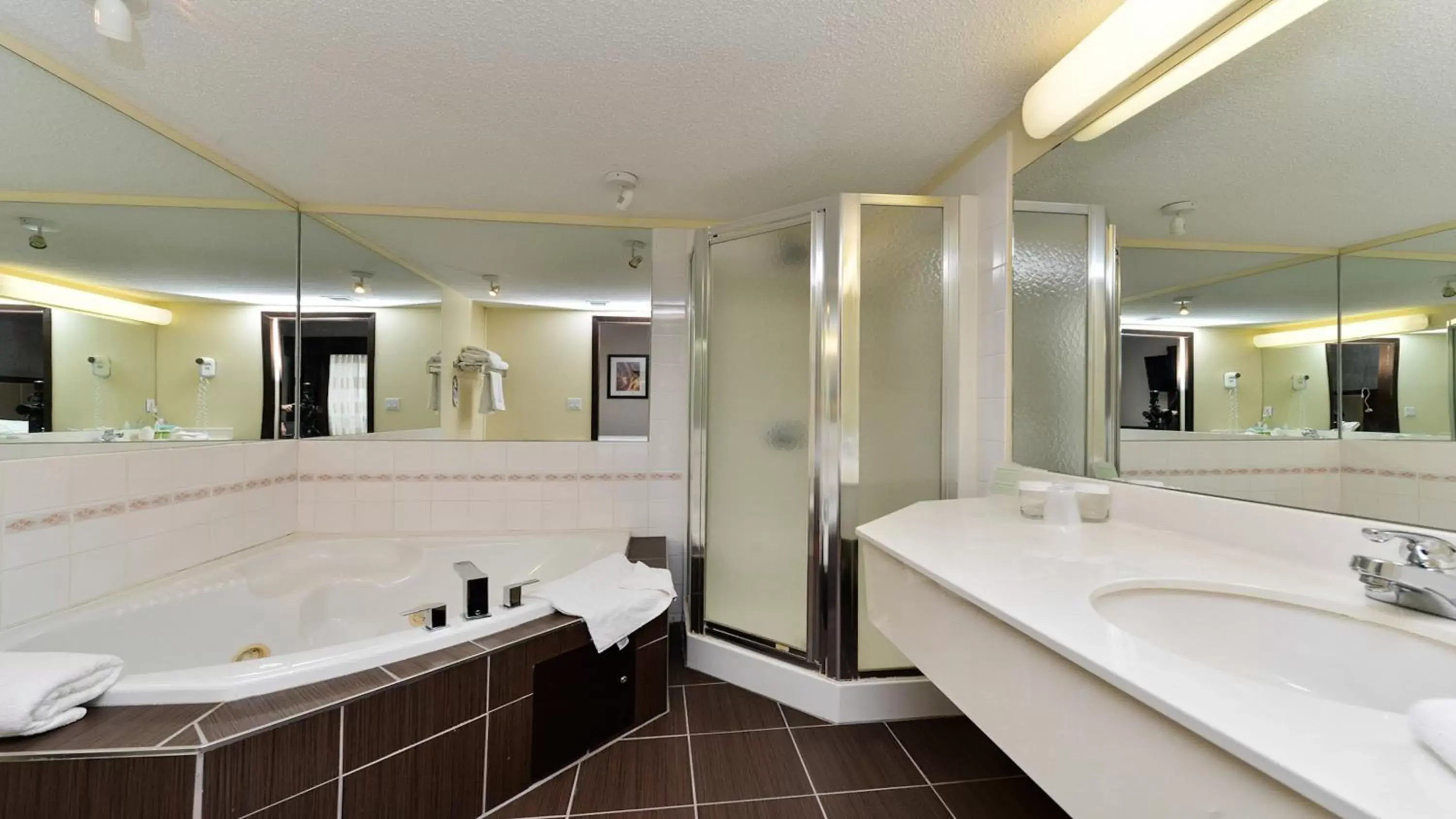 Photo of the whole room, Bathroom in Holiday Inn Express Hotel & Suites - Edmonton International Airport, an IHG Hotel