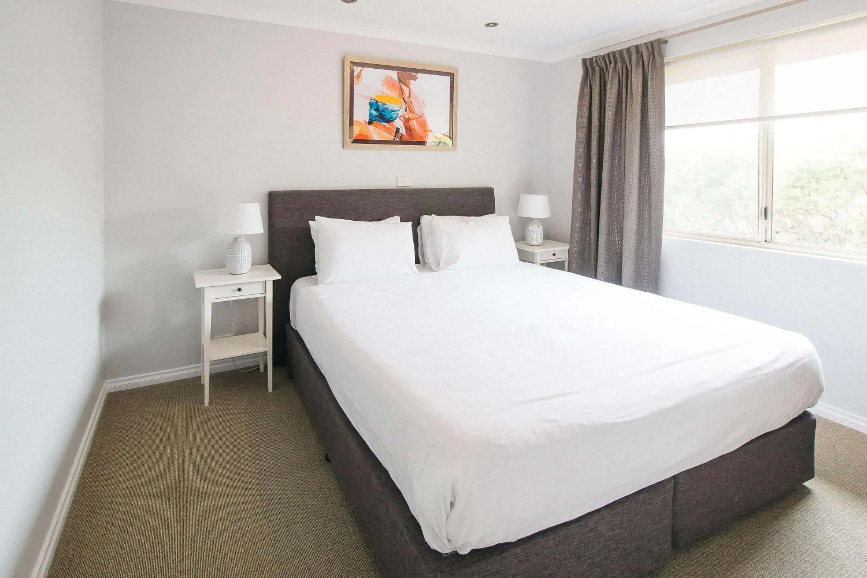 Bedroom, Bed in Quality Apartments Banksia Albany