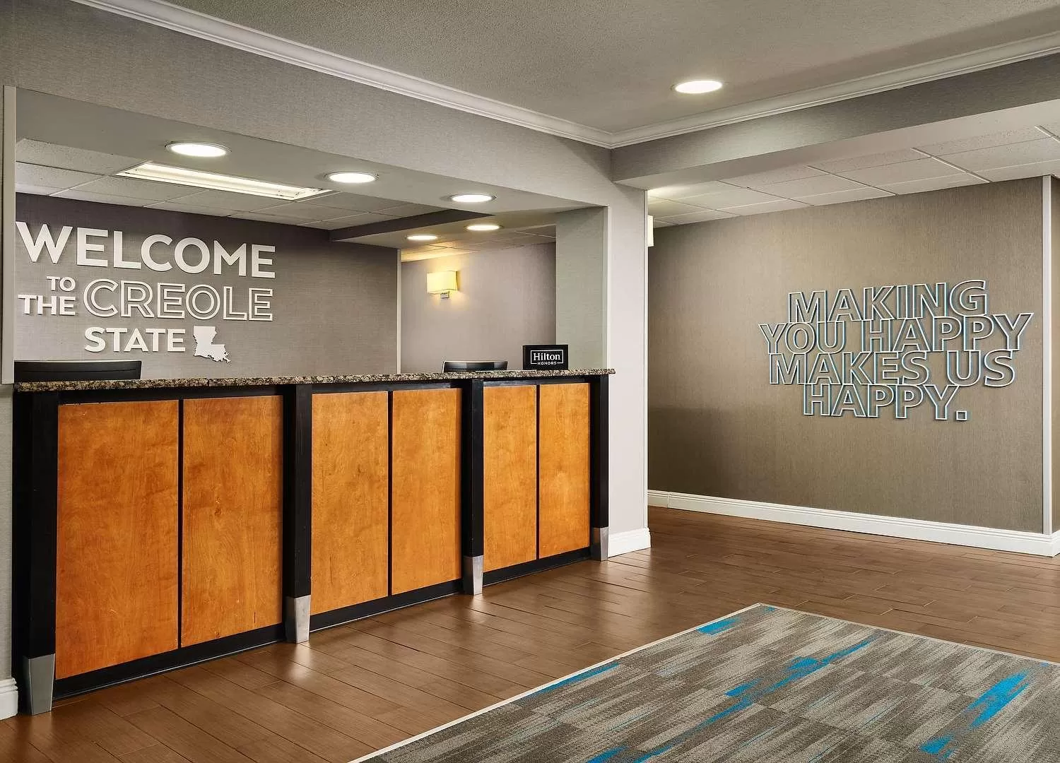 Lobby or reception in Hampton Inn Covington/Mandeville