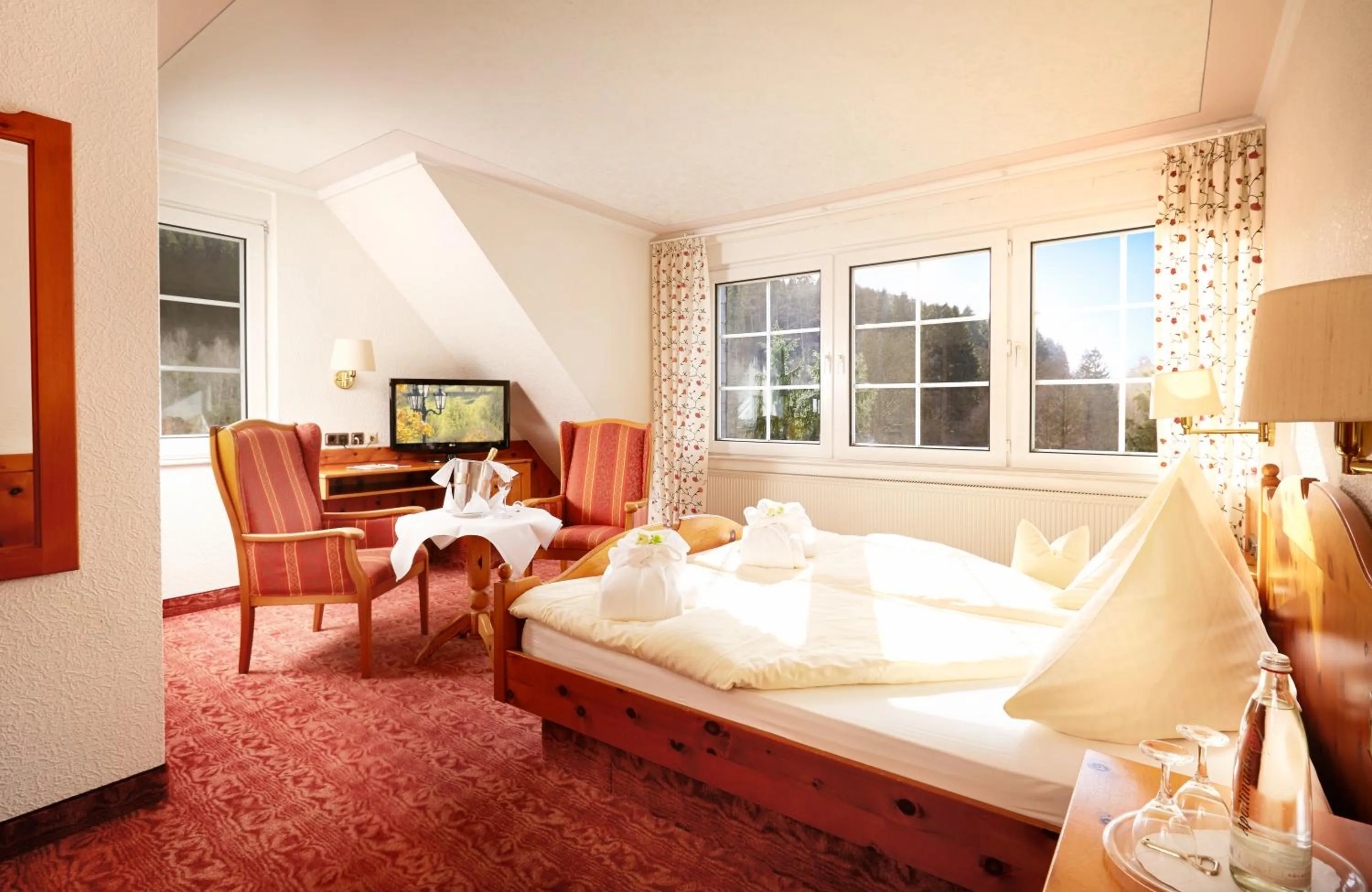 Photo of the whole room, Bed in Landhaus Wacker