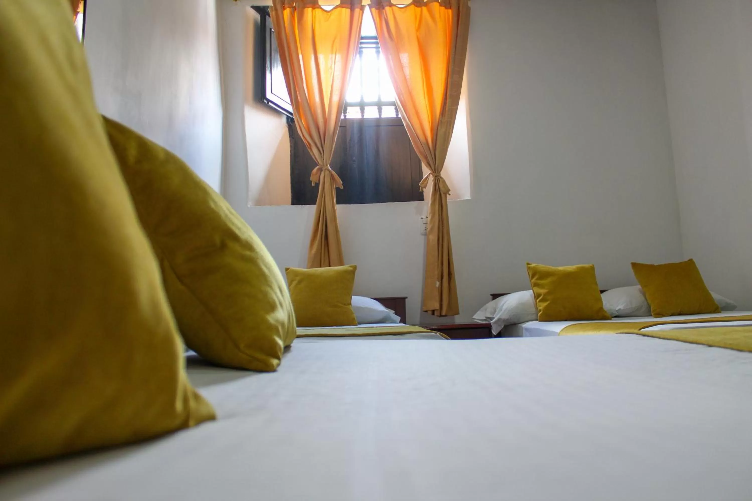 Bed in Hotel Colonial San Felipe