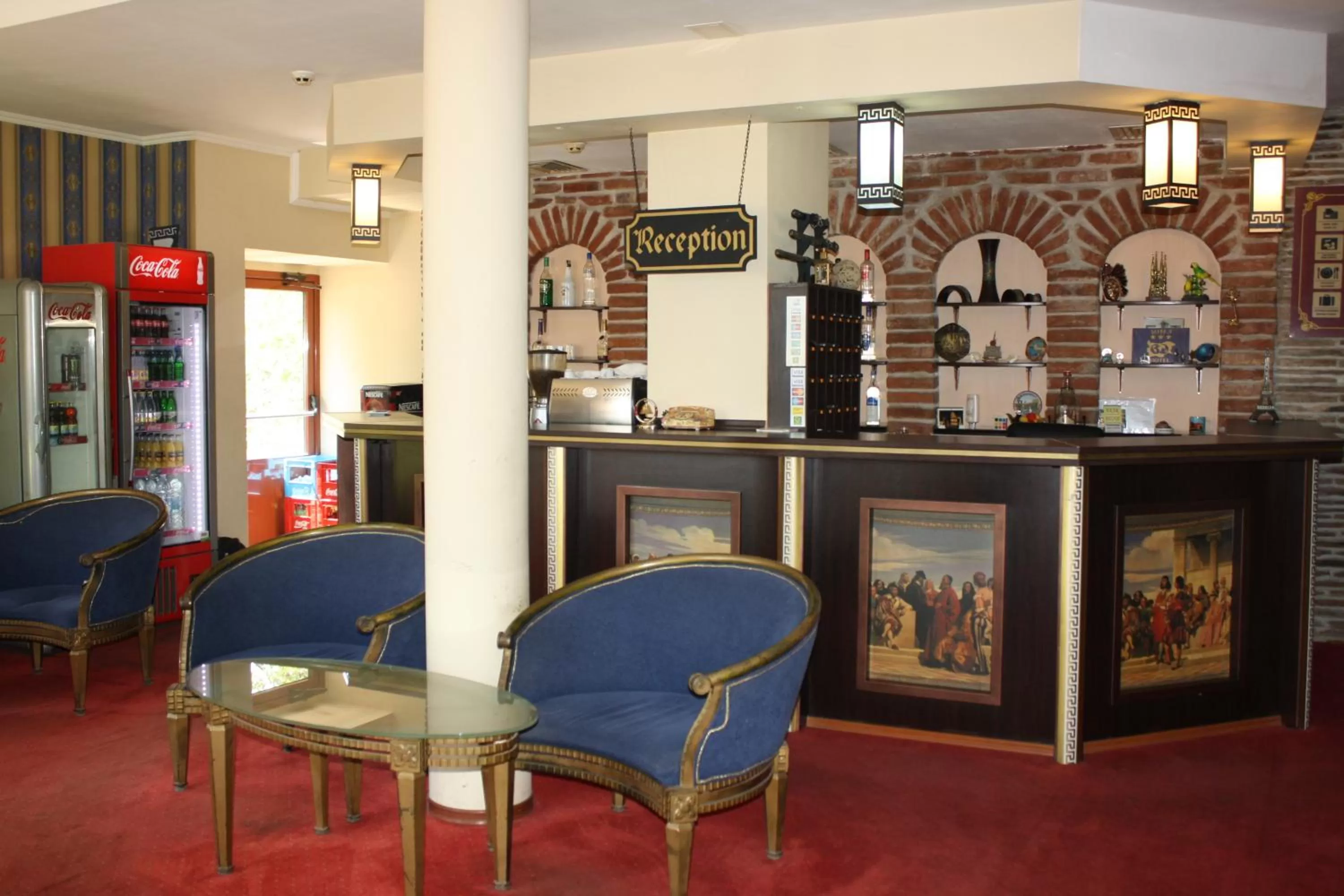 Lobby or reception in Hotel Villa Verde