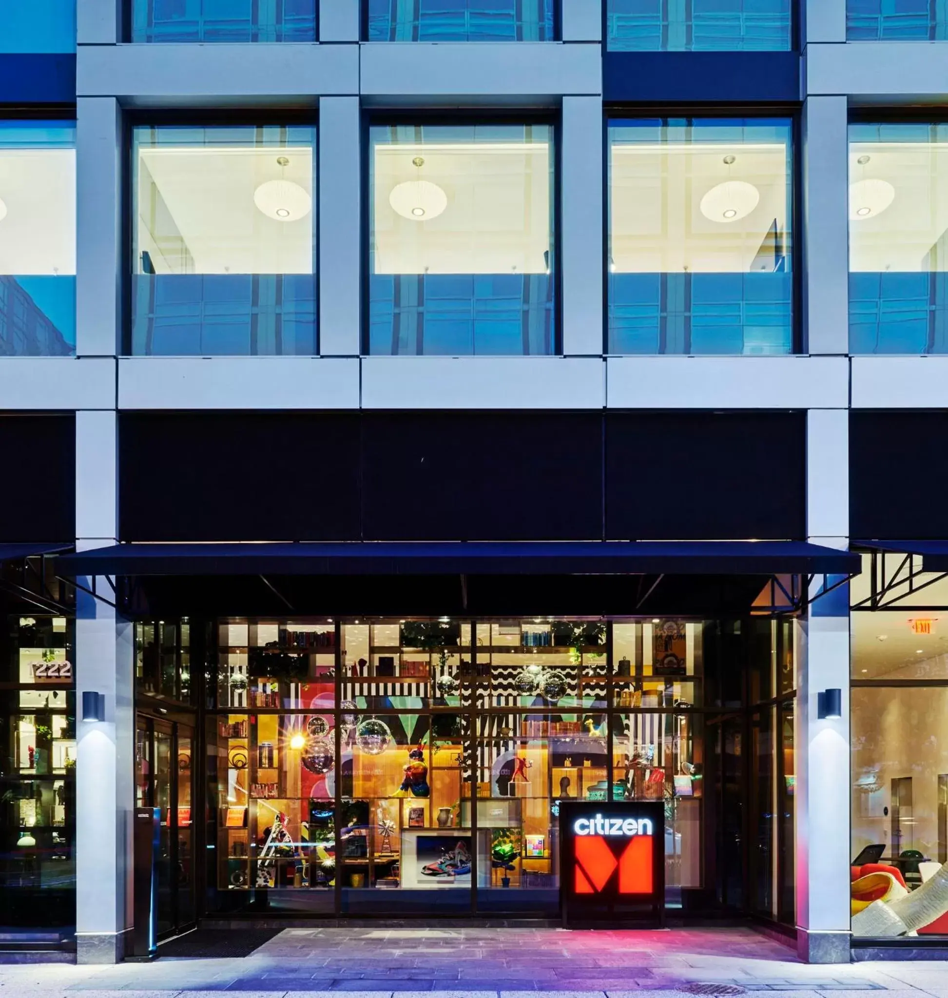 Facade/entrance in citizenM Washington DC NoMa