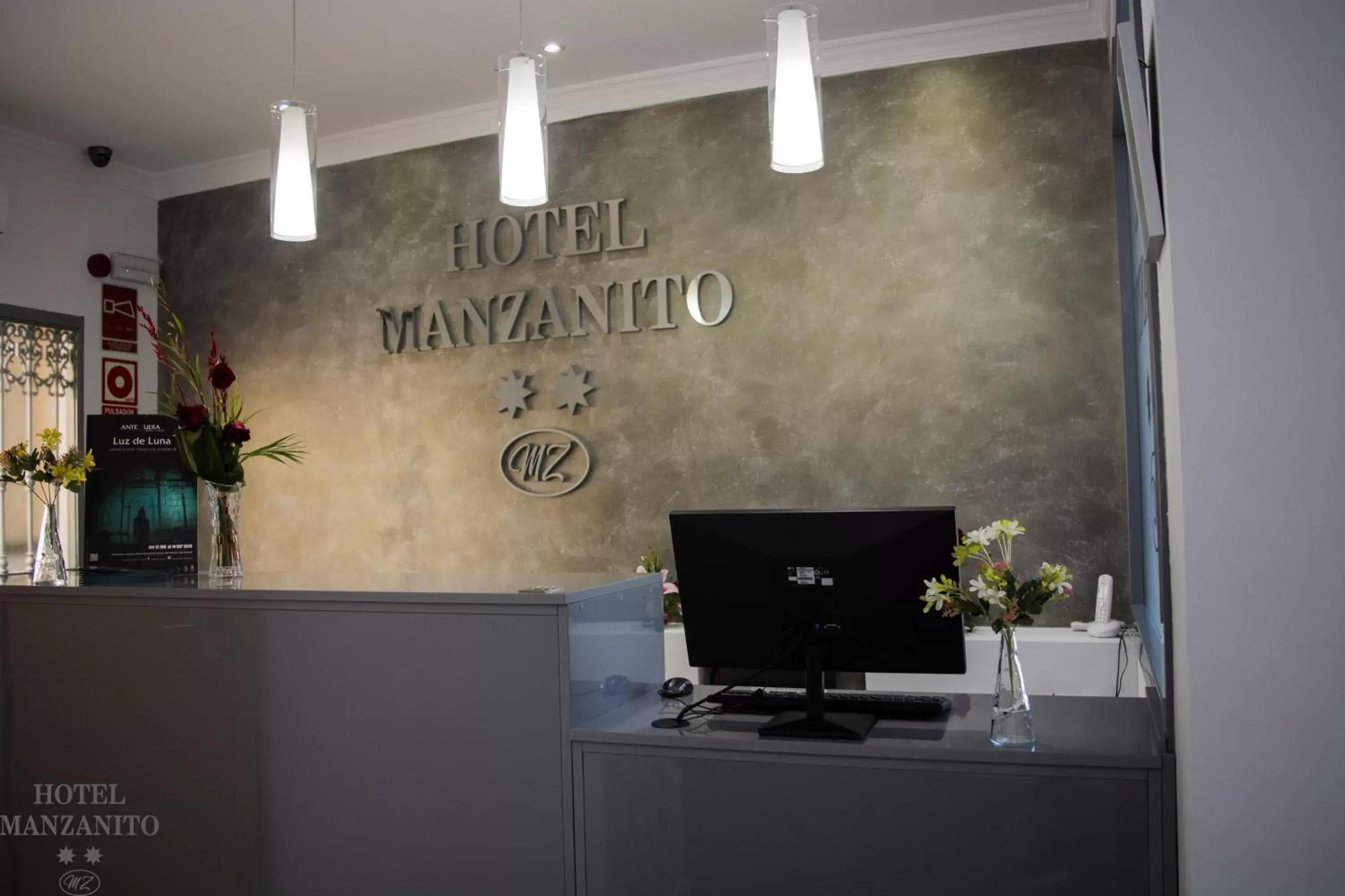 Lobby or reception, TV/Entertainment Center in Hotel Manzanito