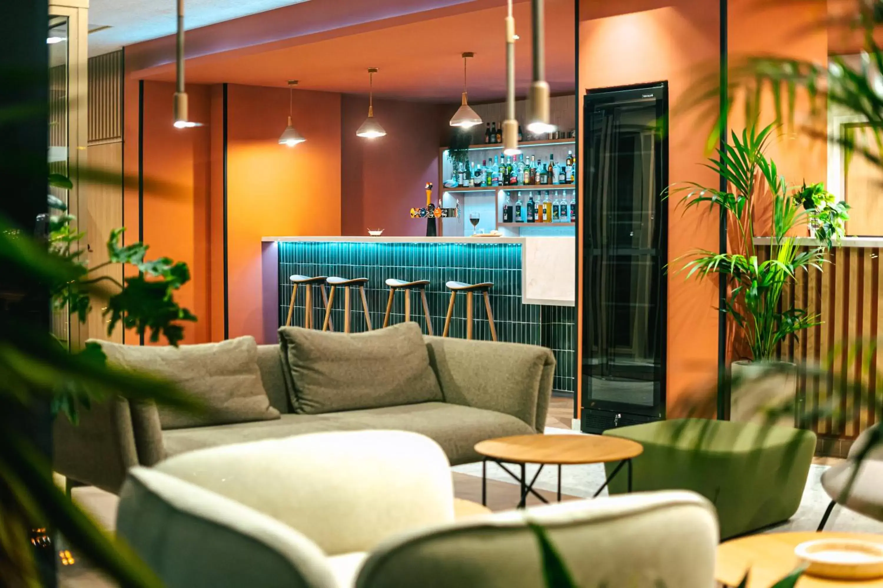 Communal lounge/ TV room, Lounge/Bar in Kyriad Marseille Palais Des Congrès – Vélodrome