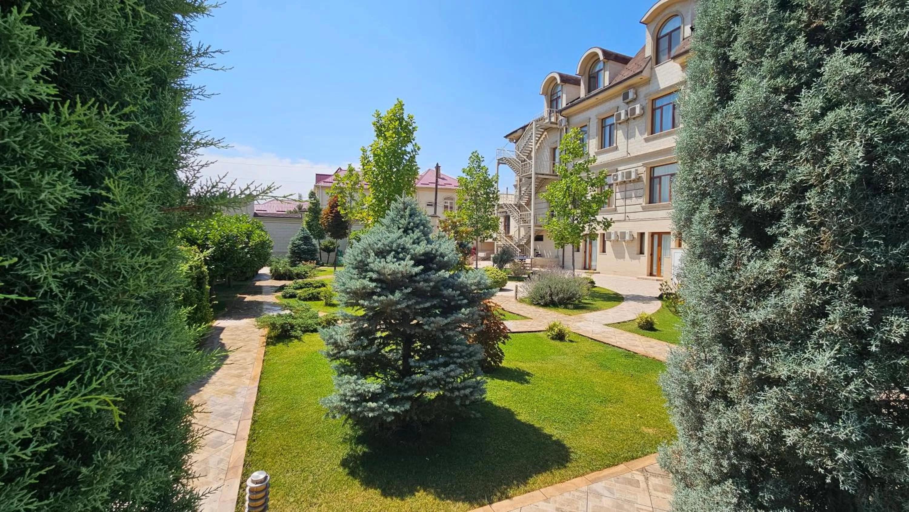 Garden in Silk Road Kokand Hotel