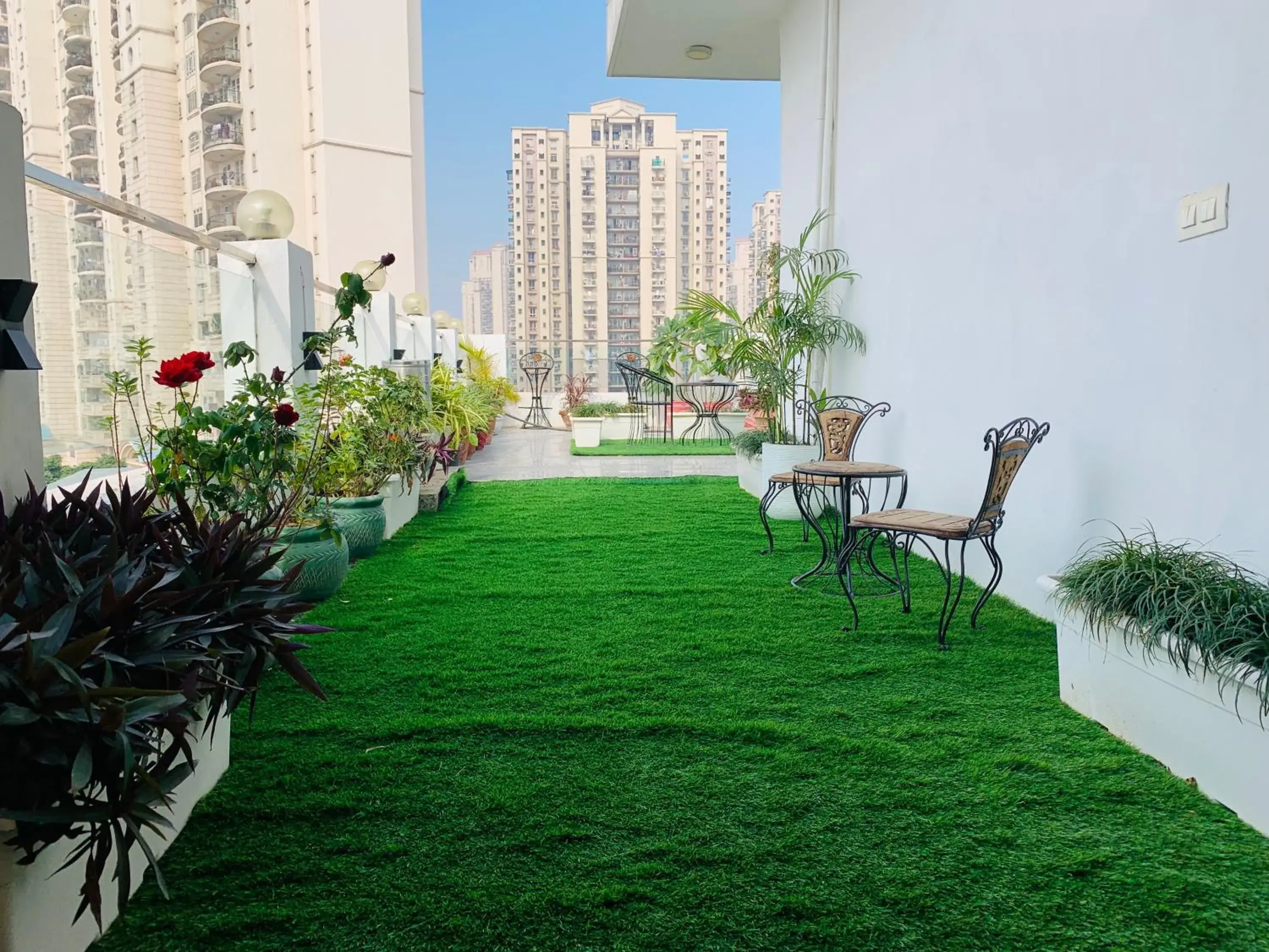 Balcony/Terrace, Garden in Hotel City Premier