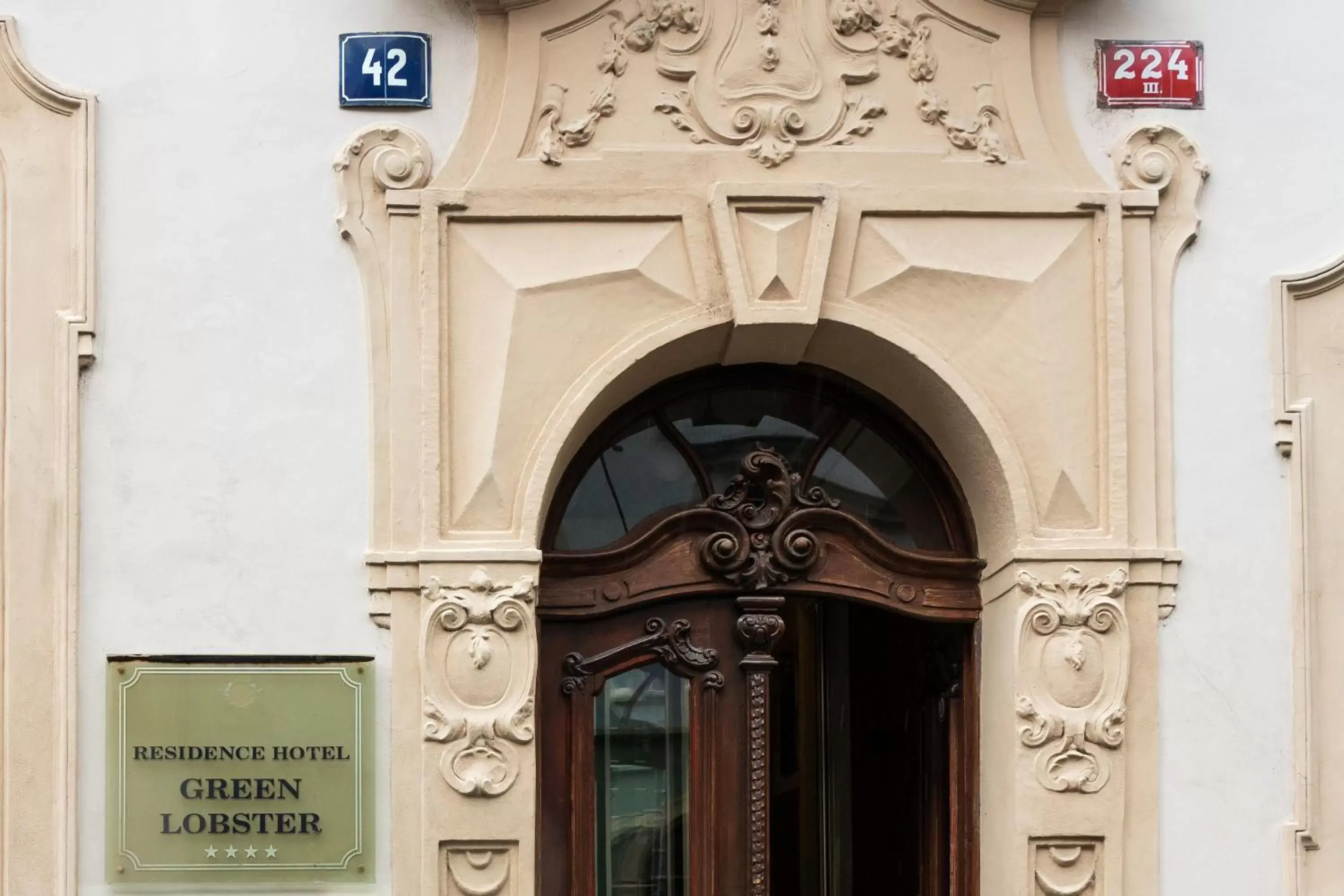 Facade/entrance in Hotel Residence Green Lobster