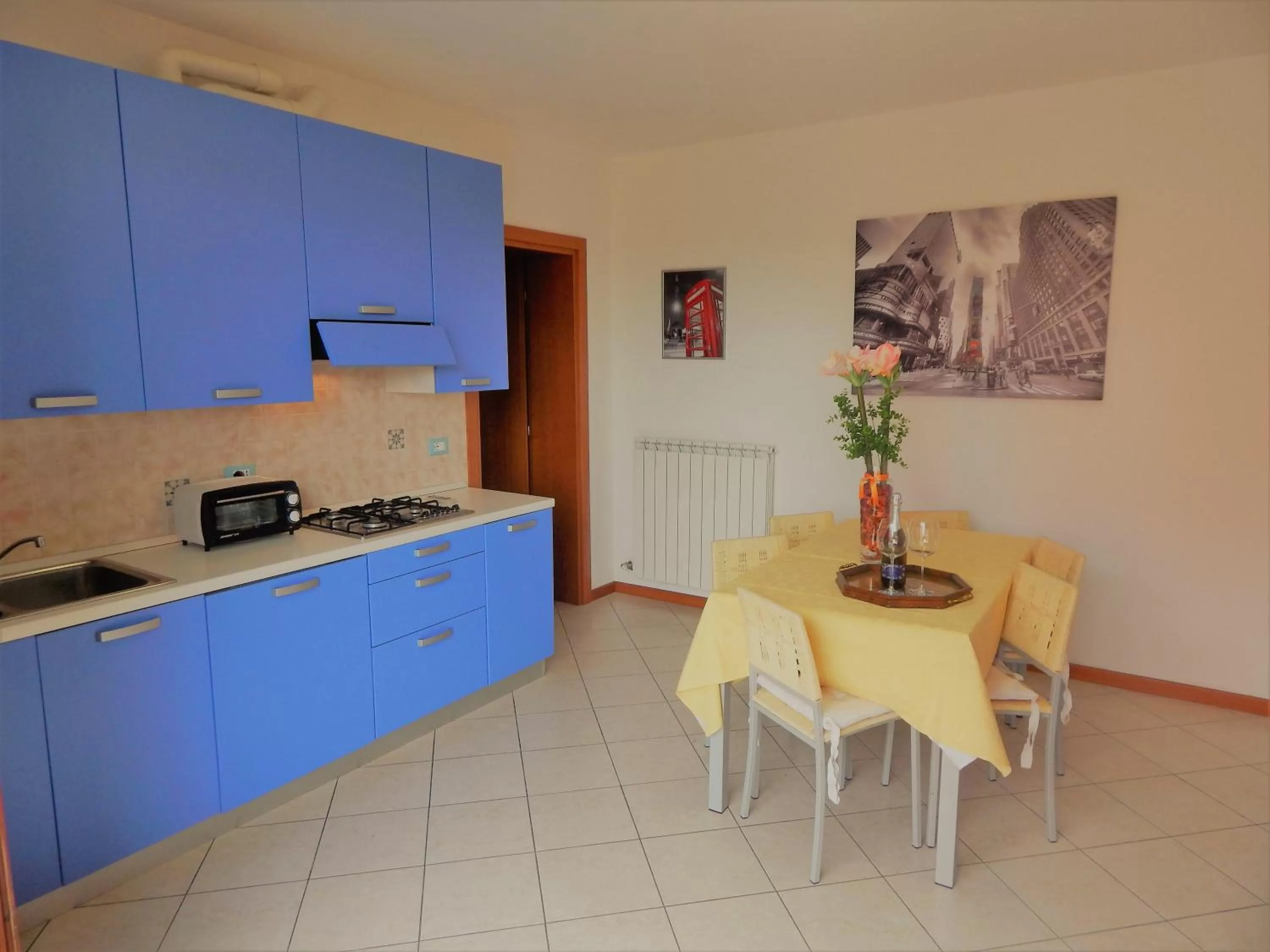 Kitchen or kitchenette, Kitchen/Kitchenette in Villaggio dei Fiori Apart- Hotel 3 Stars - Family Resort