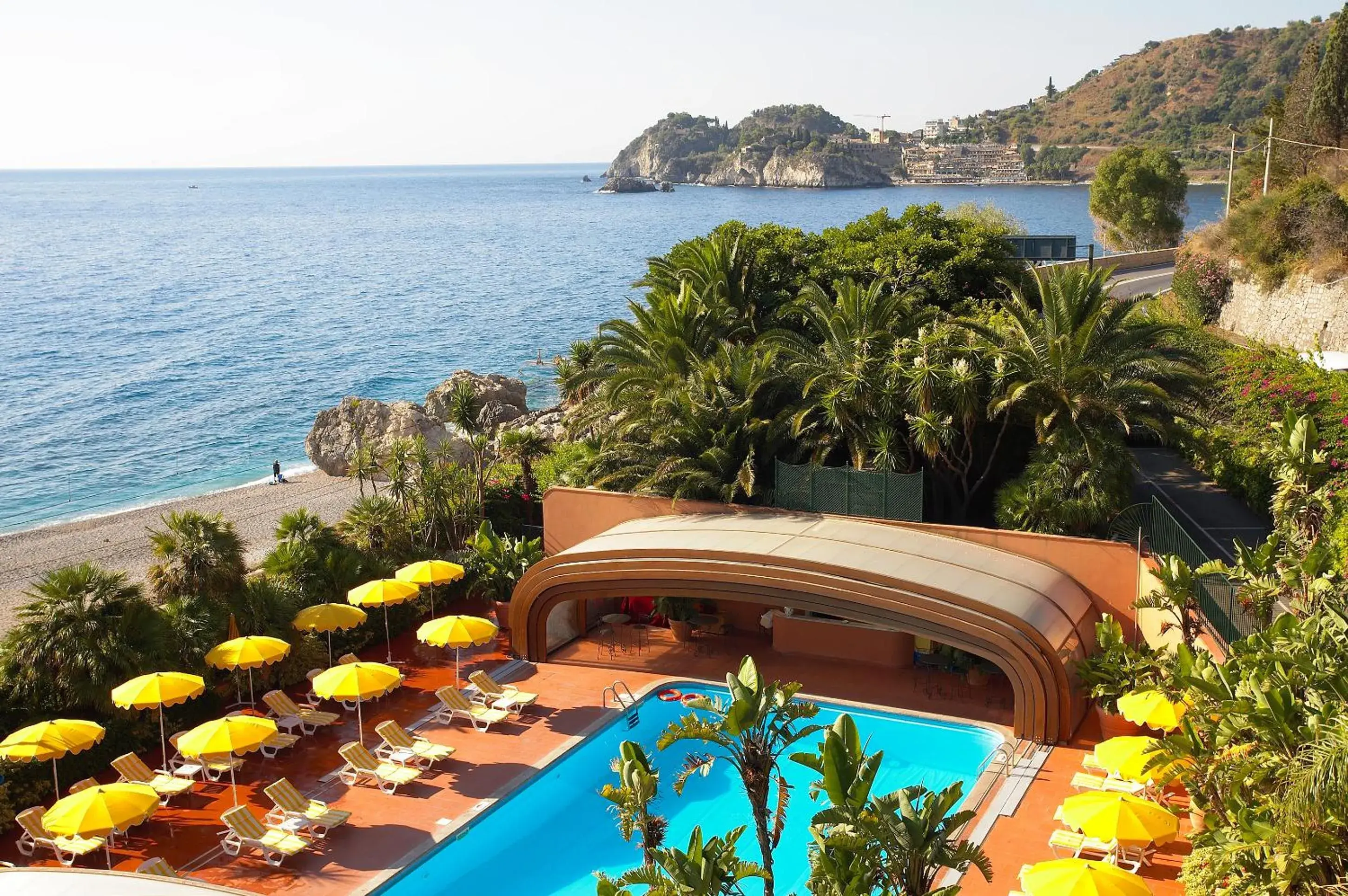 Swimming pool, Sea View in Hotel Caparena