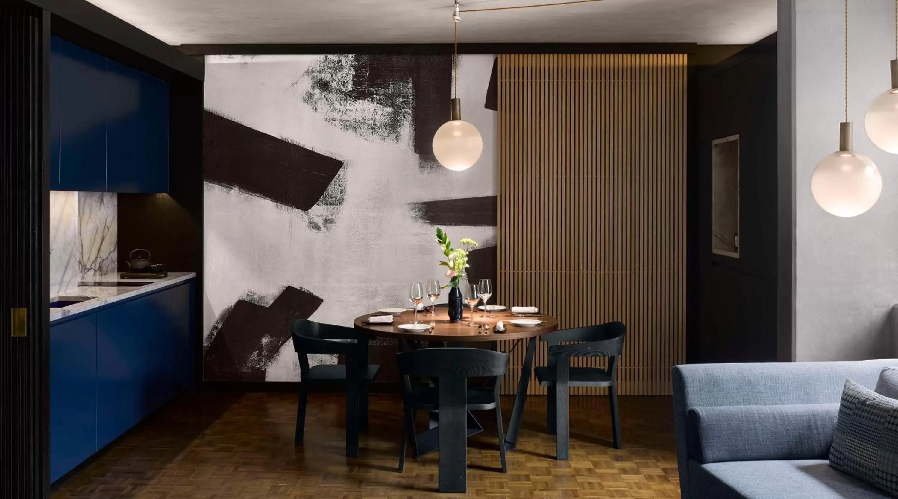 Photo of the whole room, Dining Area in Nobu Hotel London Shoreditch
