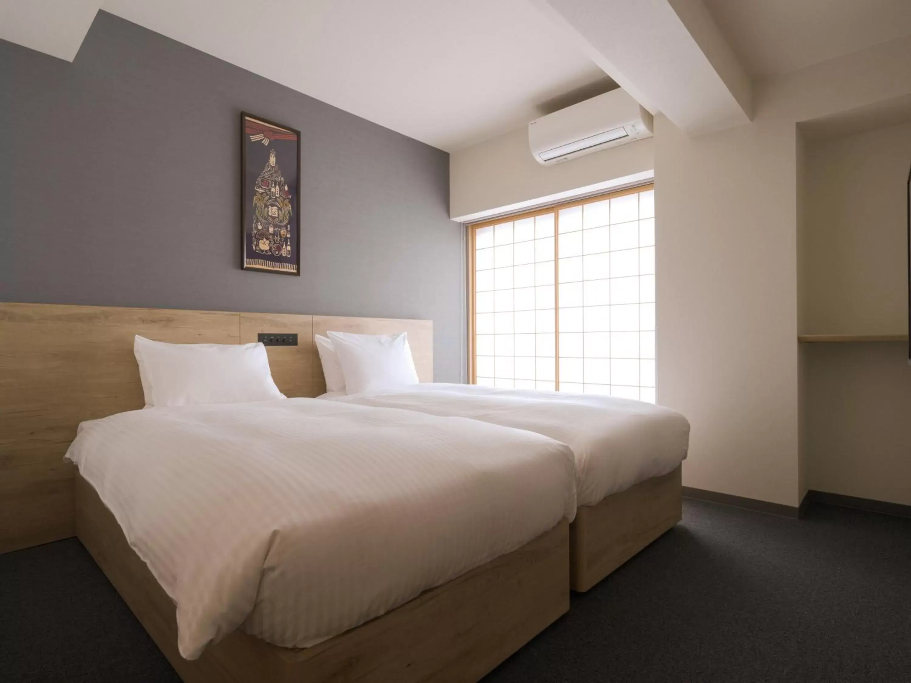 Photo of the whole room, Bed in MIMARU OSAKA SHINSAIBASHI EAST