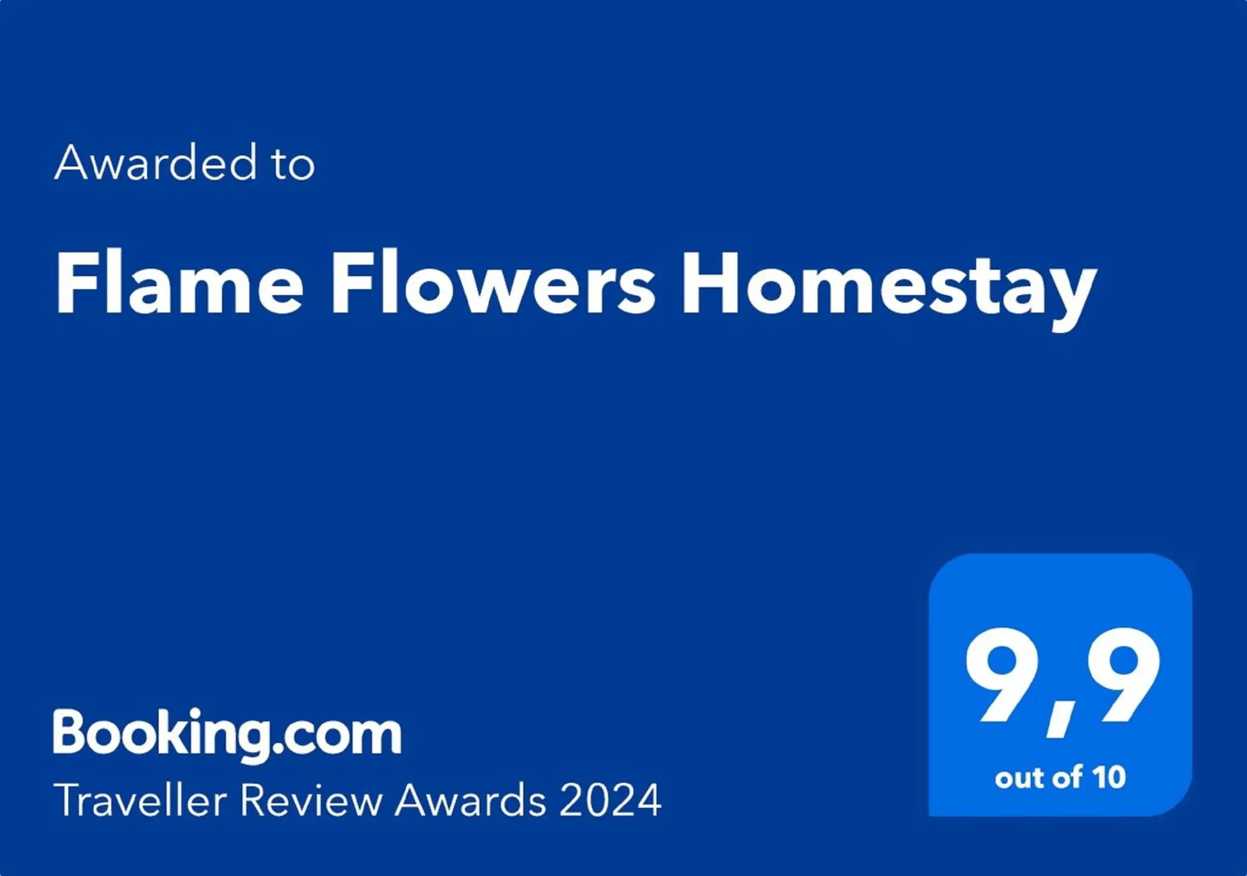 Entertainment, Logo/Certificate/Sign/Award in Flame Flowers Homestay