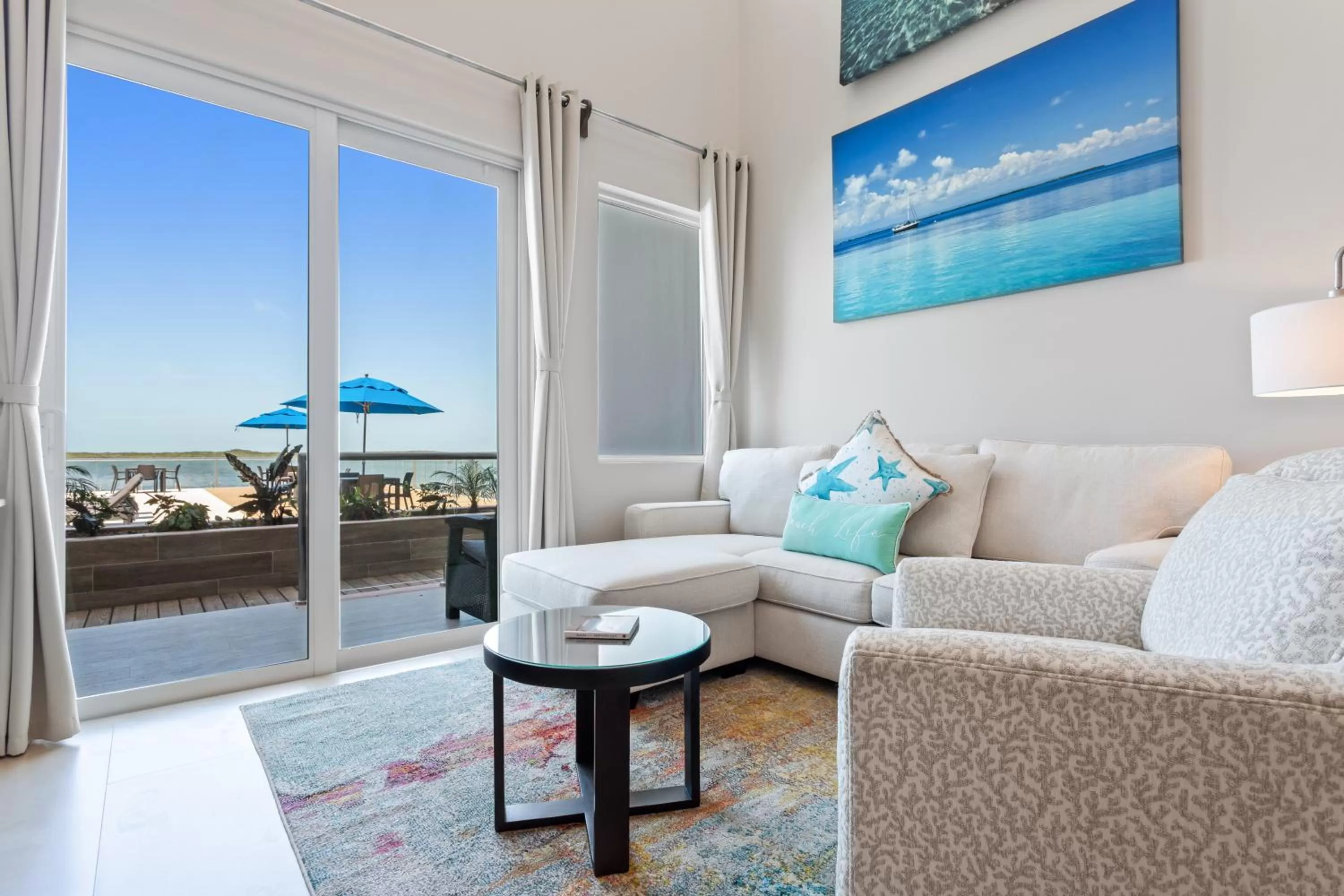 Living room in Sunset Caribe Belize