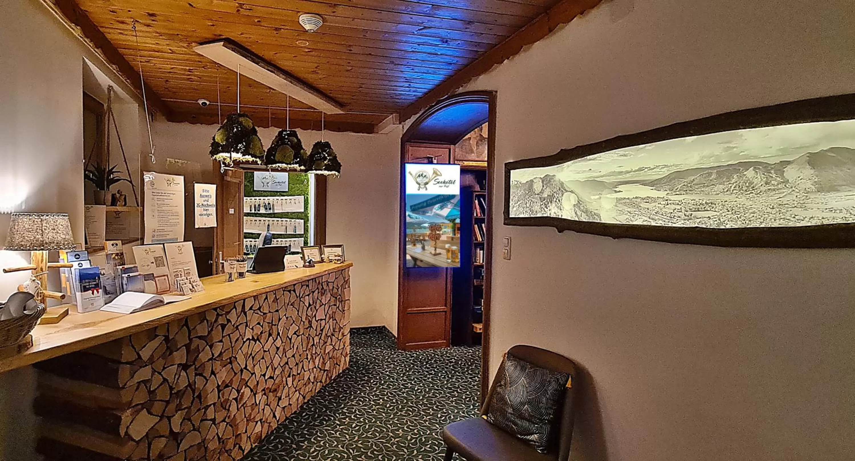 Lobby or reception in Seehotel zur Post