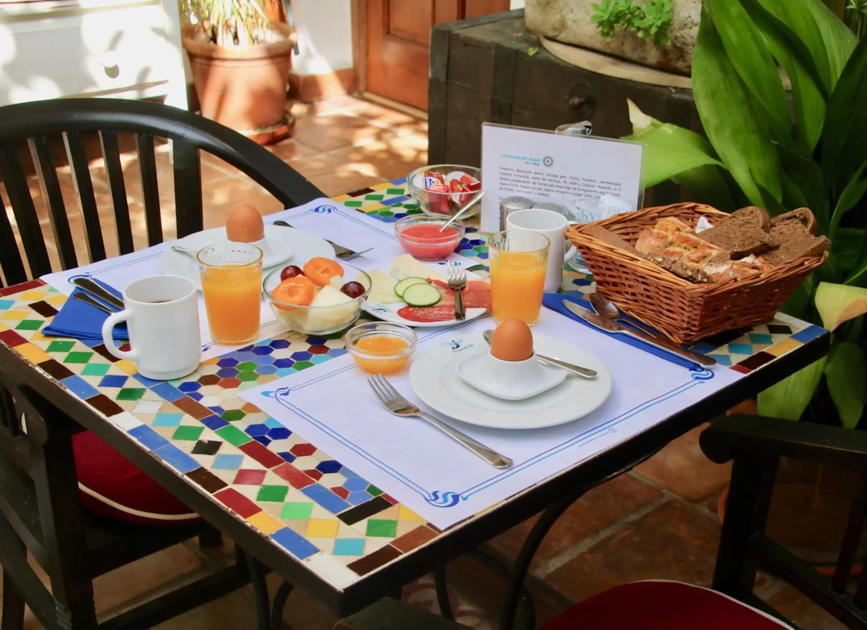 Patio in La Posada del Angel