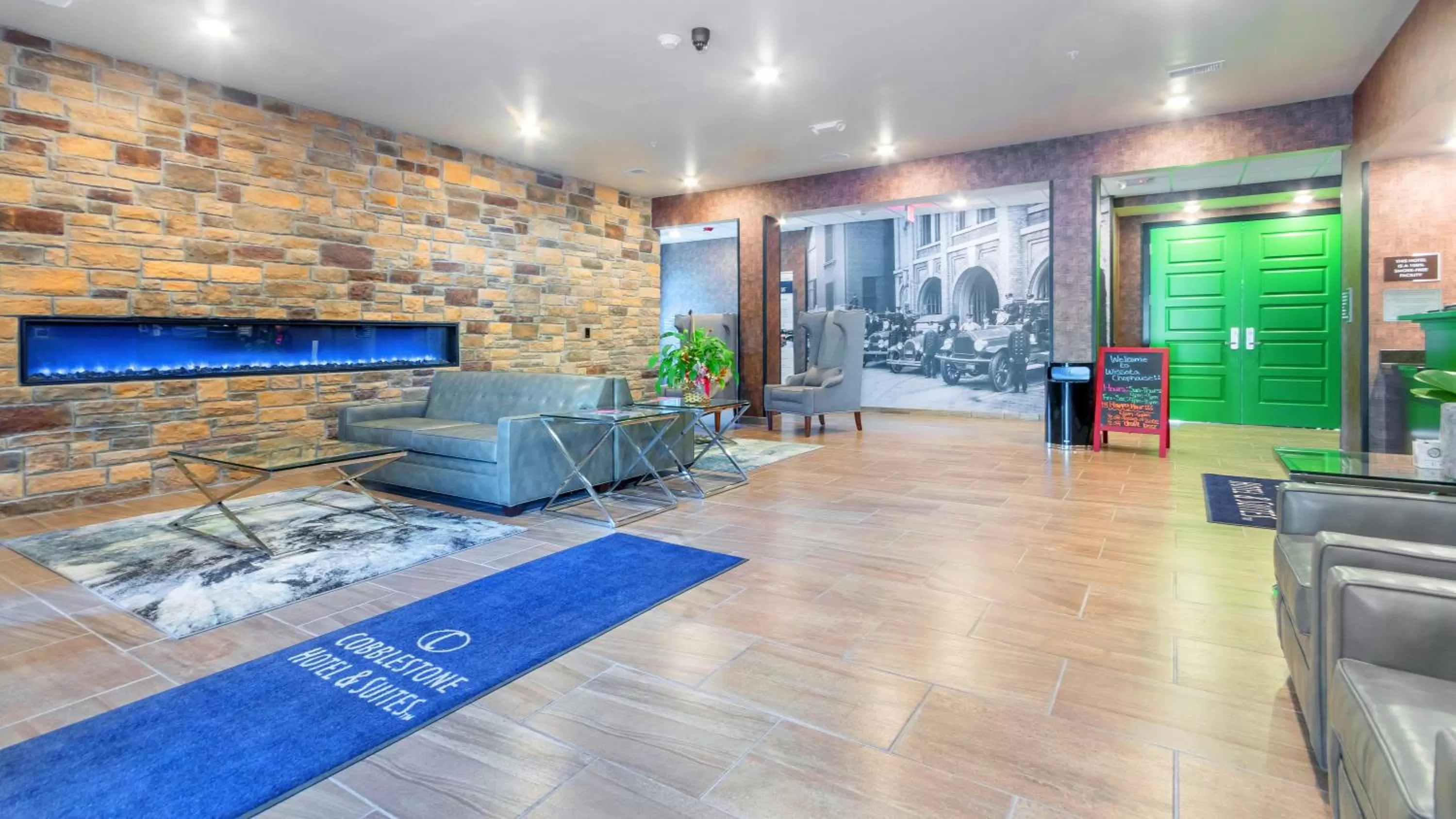 Lobby or reception in Cobblestone Hotel & Suites - Janesville
