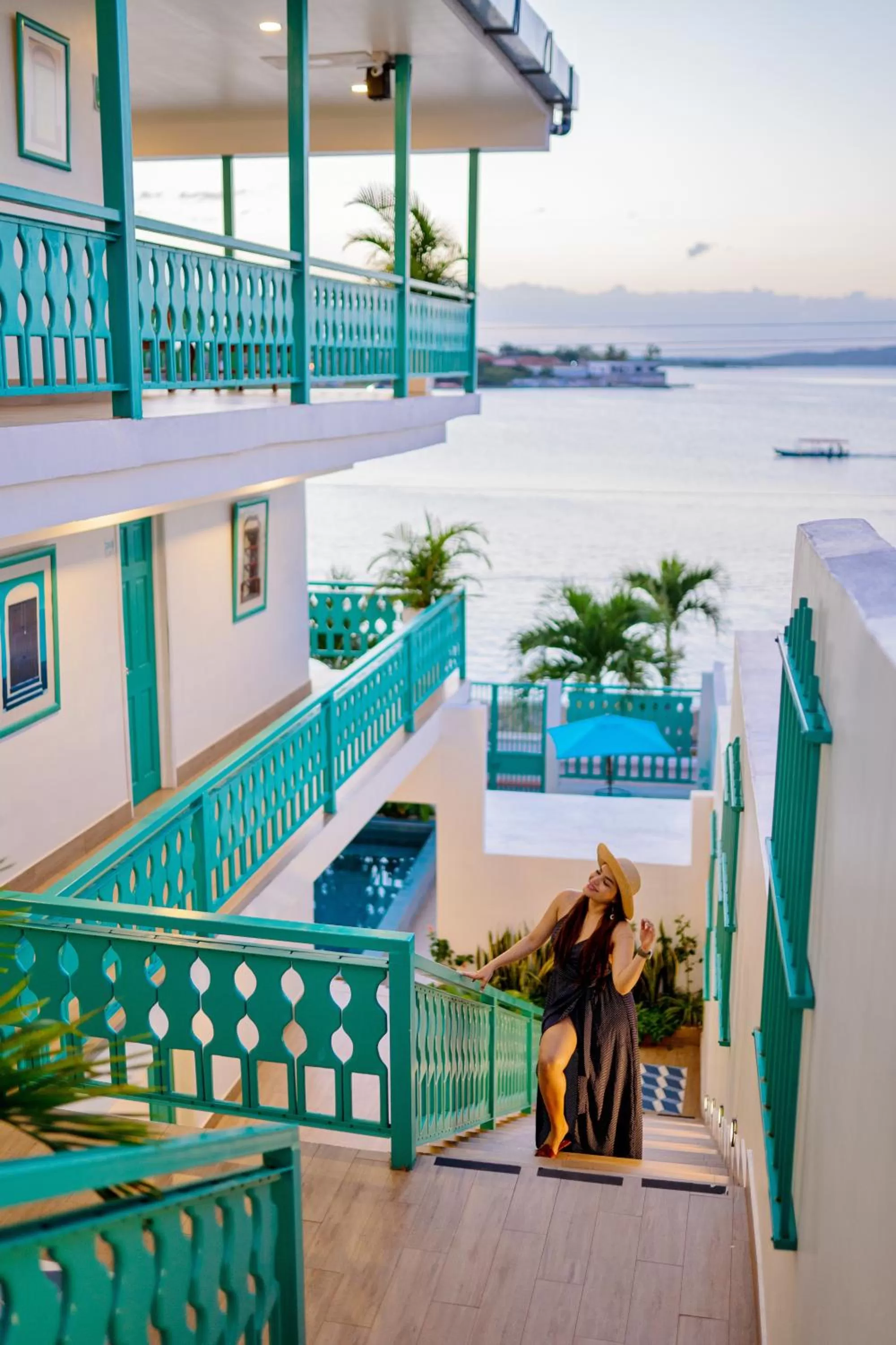 Property building in Hotel Casa Turquesa