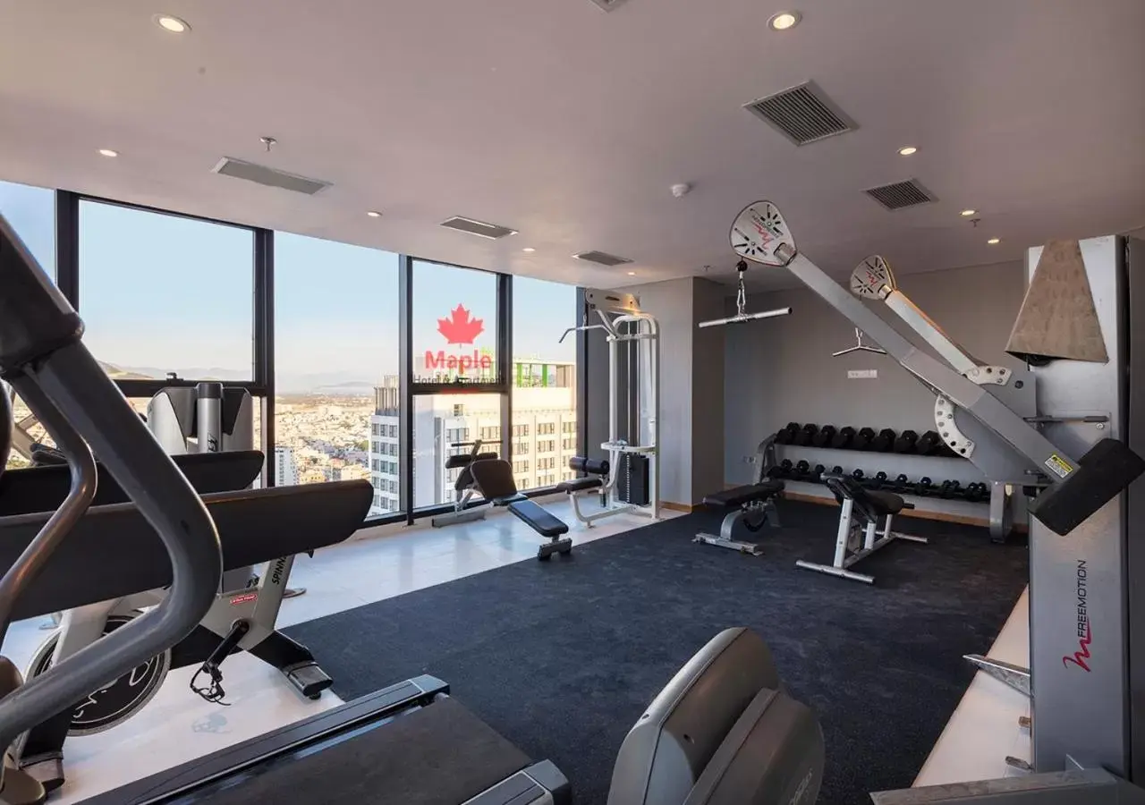 Fitness centre/facilities in Maple Hotel & Apartment Fitness centre/facilities in Maple Hotel & Apartment