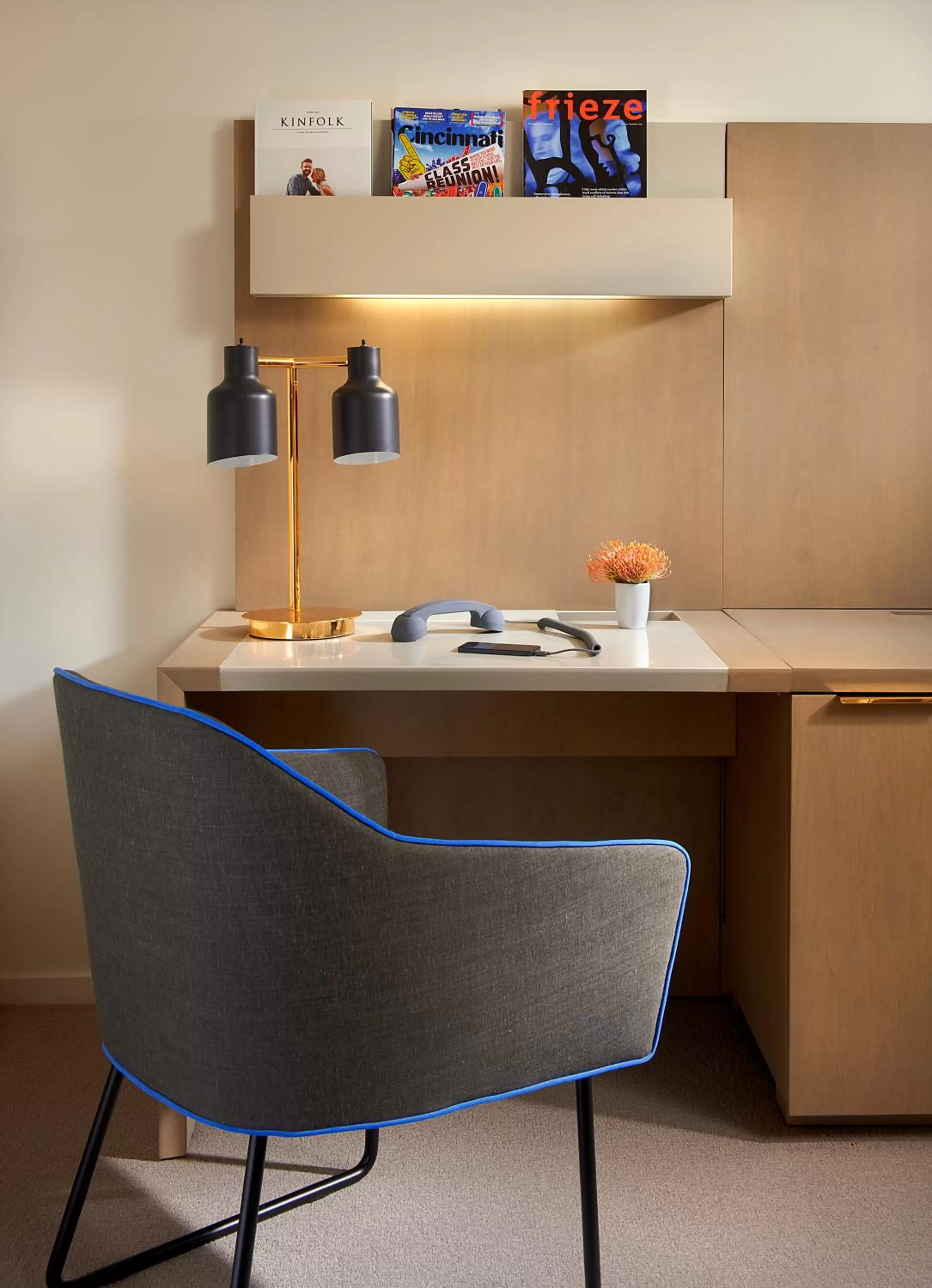 Seating area in 21c Museum Hotel Cincinnati