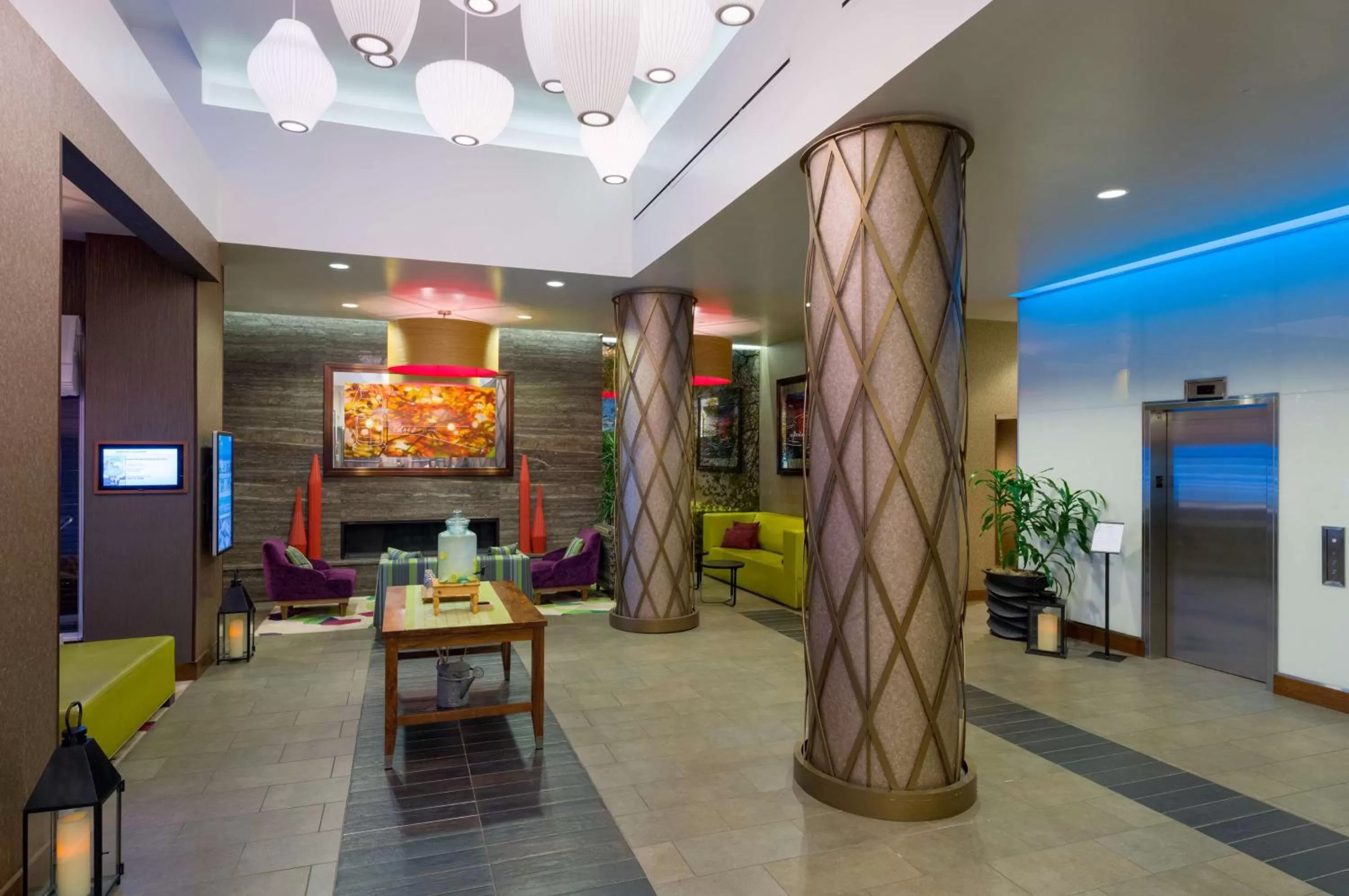 Lobby or reception in Hilton Garden Inn New York Manhattan Midtown East