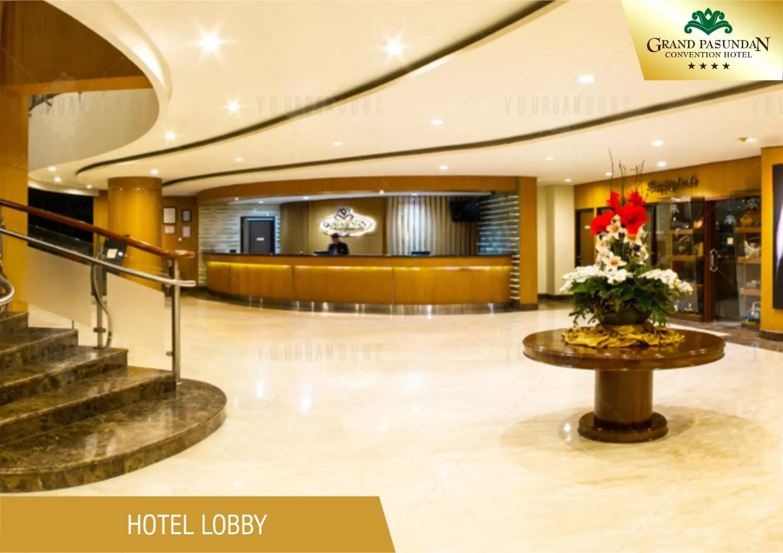 Lobby or reception, Lobby/Reception in Grand Pasundan Convention Hotel