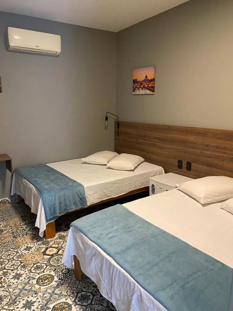 Bed in Santa Cecília Pousada