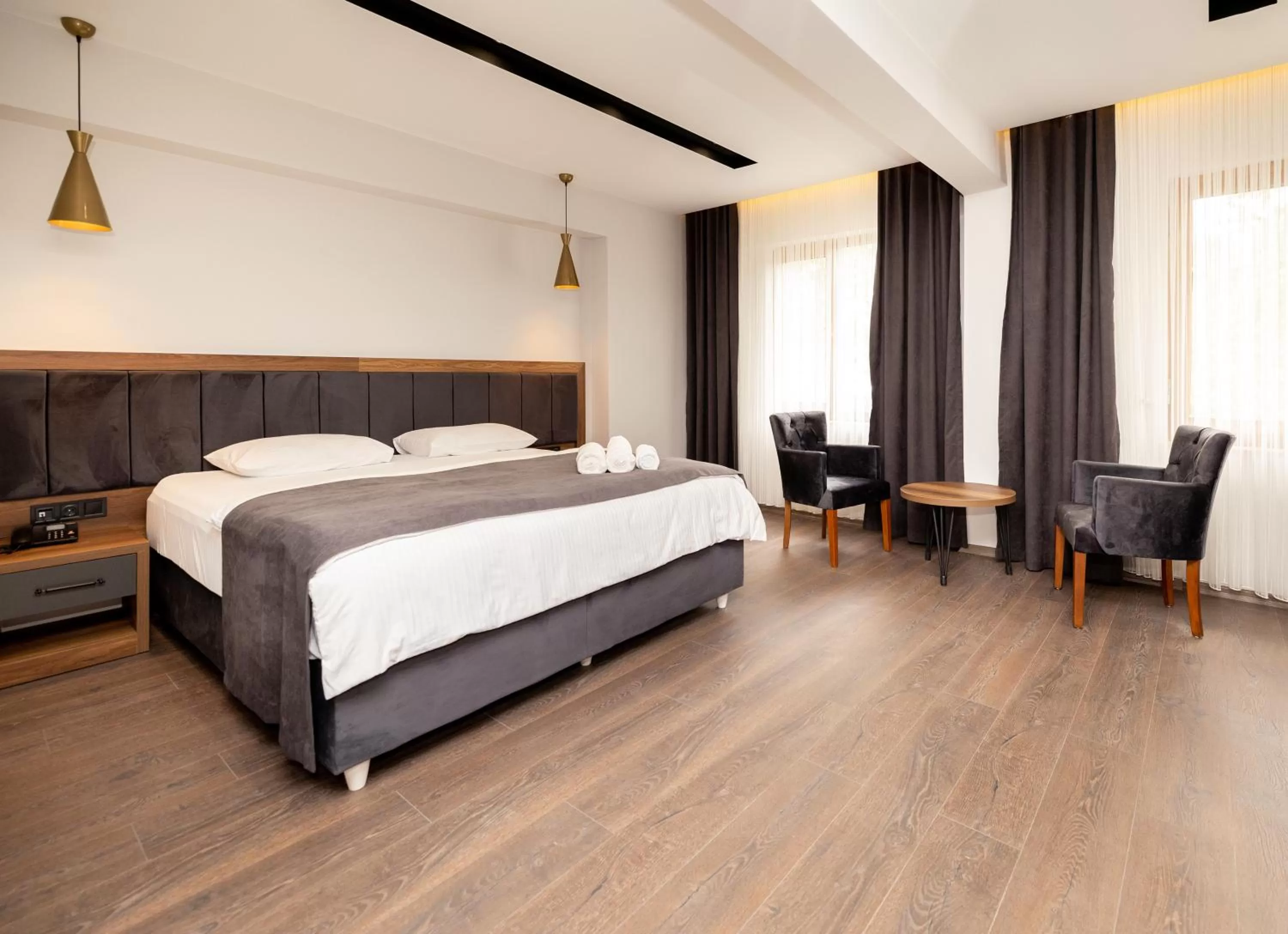 Bed in Türkler Suite Hotel