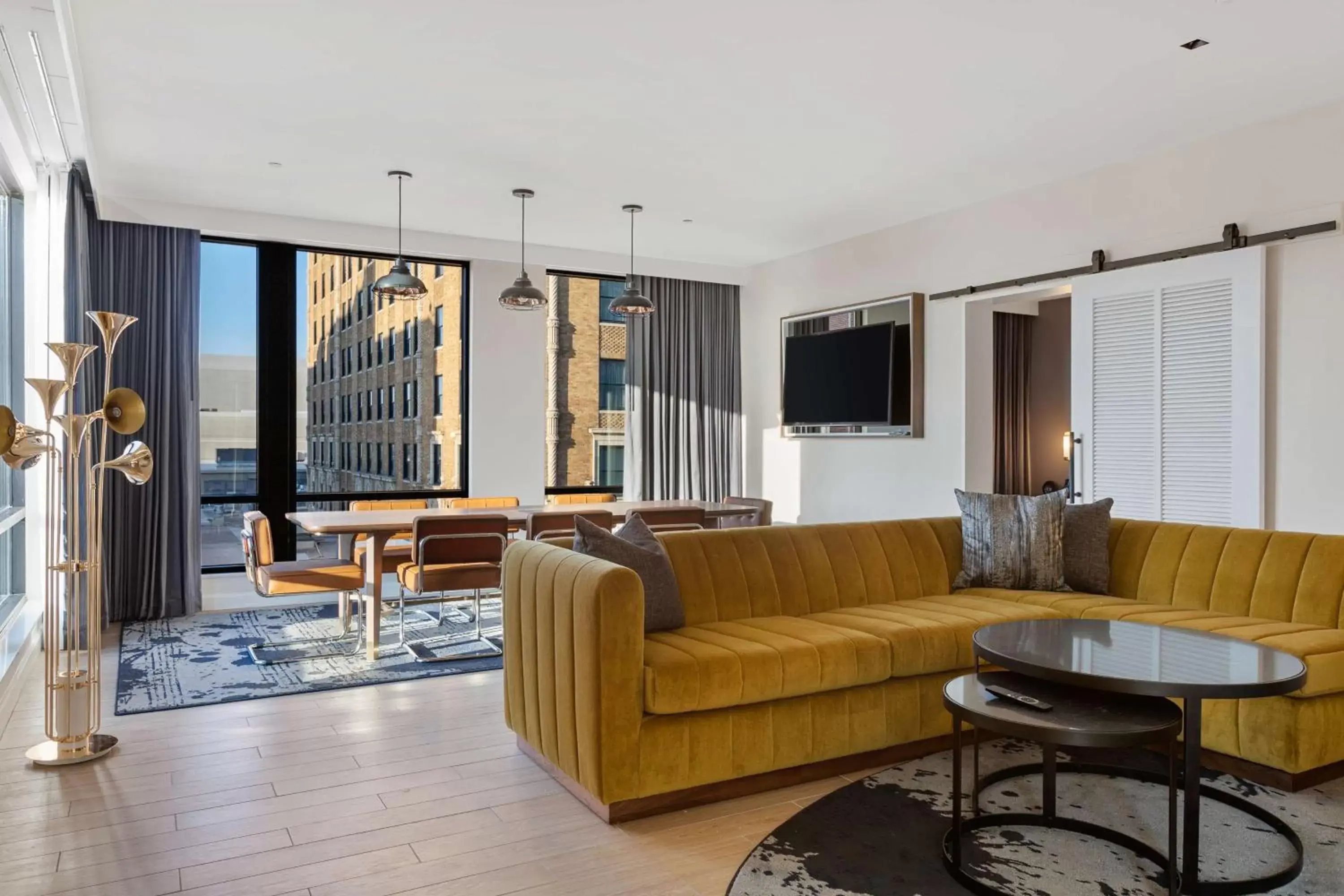 Living room in Canopy By Hilton Memphis Downtown Living room in Canopy By Hilton Memphis Downtown