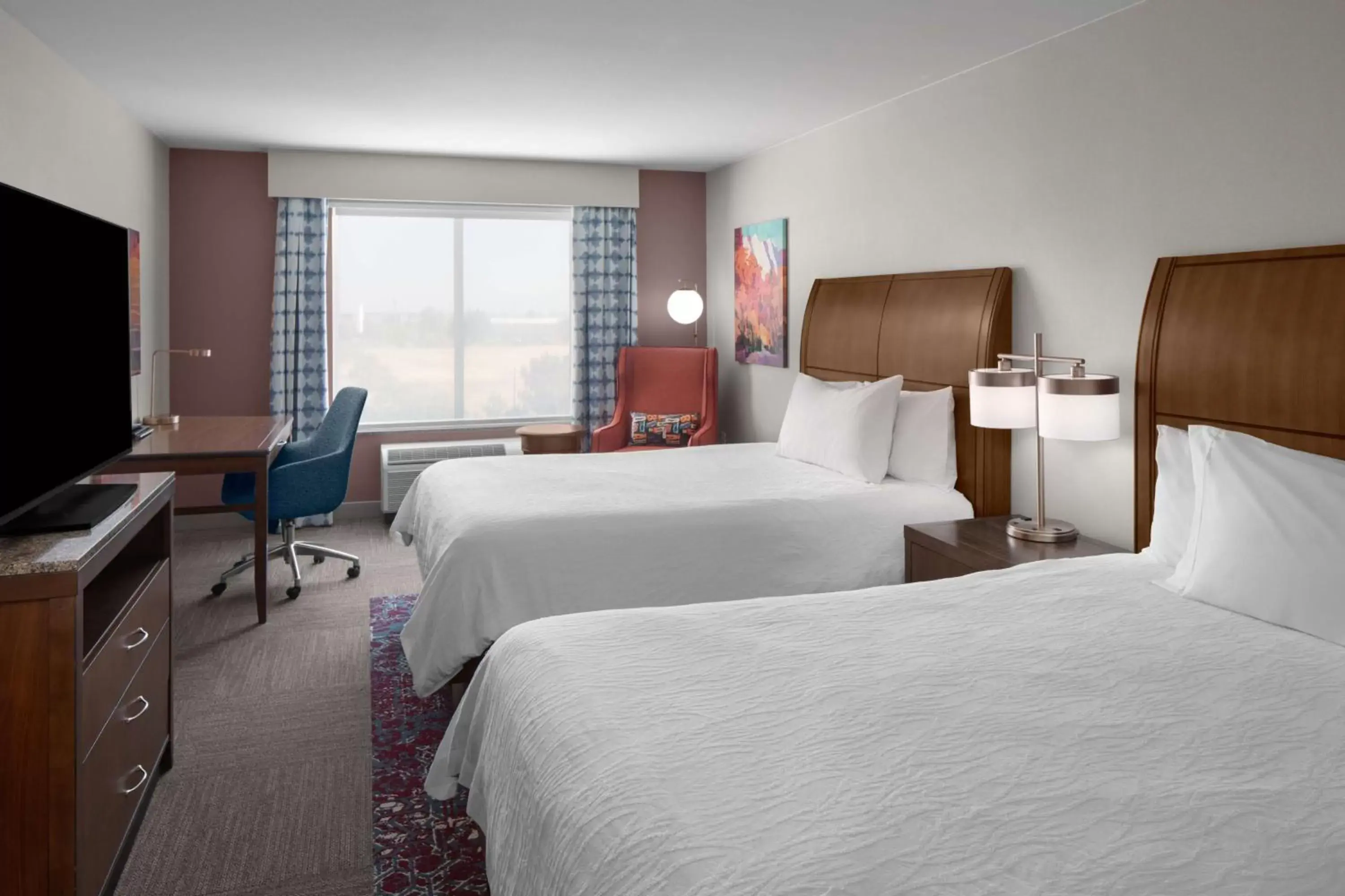 Queen Room with Two Queen Beds - Mobility and Hearing Access in Hilton Garden Inn - Salt Lake City Airport Queen Room with Two Queen Beds - Mobility and Hearing Access in Hilton Garden Inn - Salt Lake City Airport